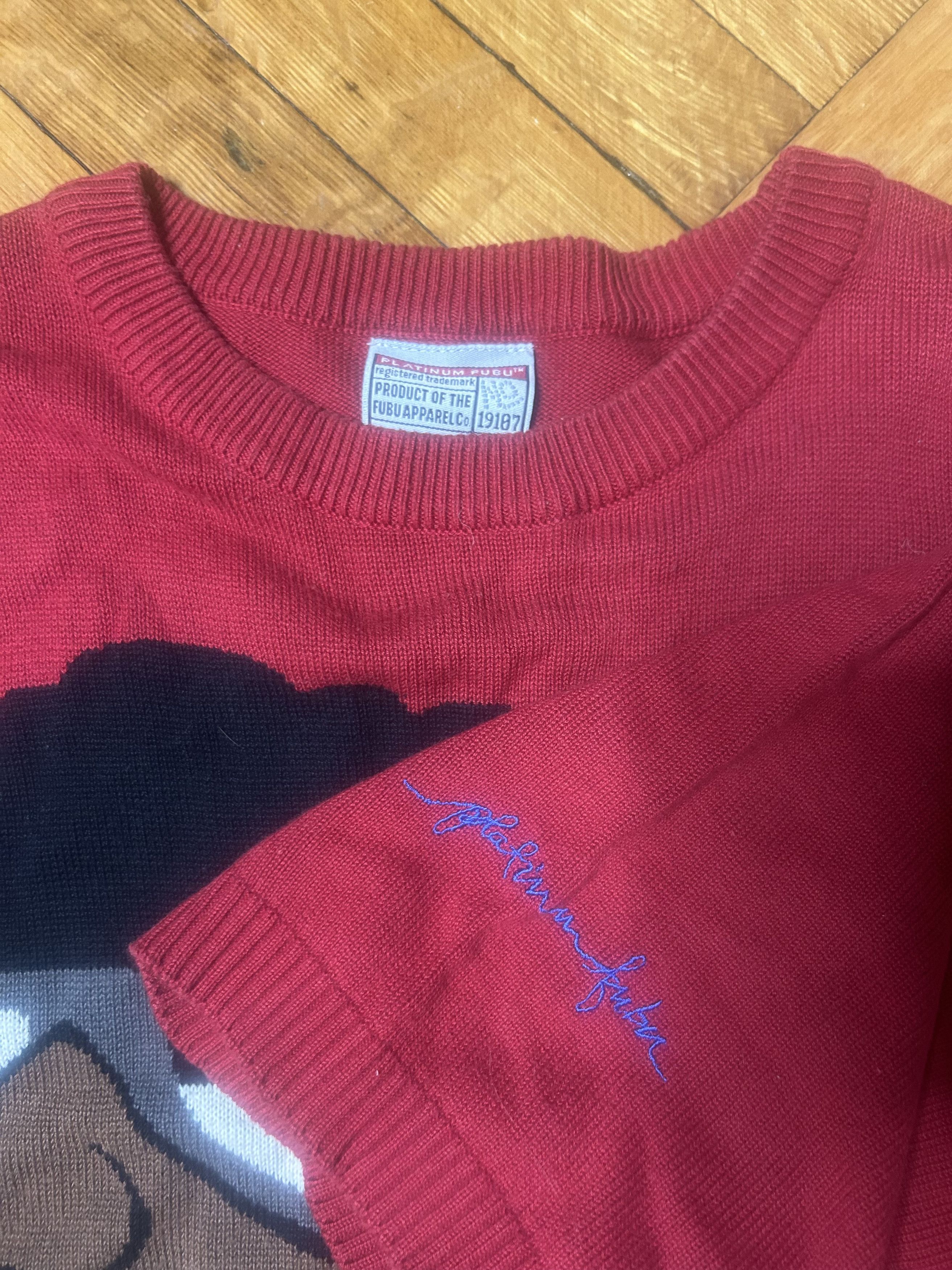 Fubu Fubu Platinum Fat Albert Sweater RARE Size US XXL / EU 58 / 5 - 2 Thumbnail