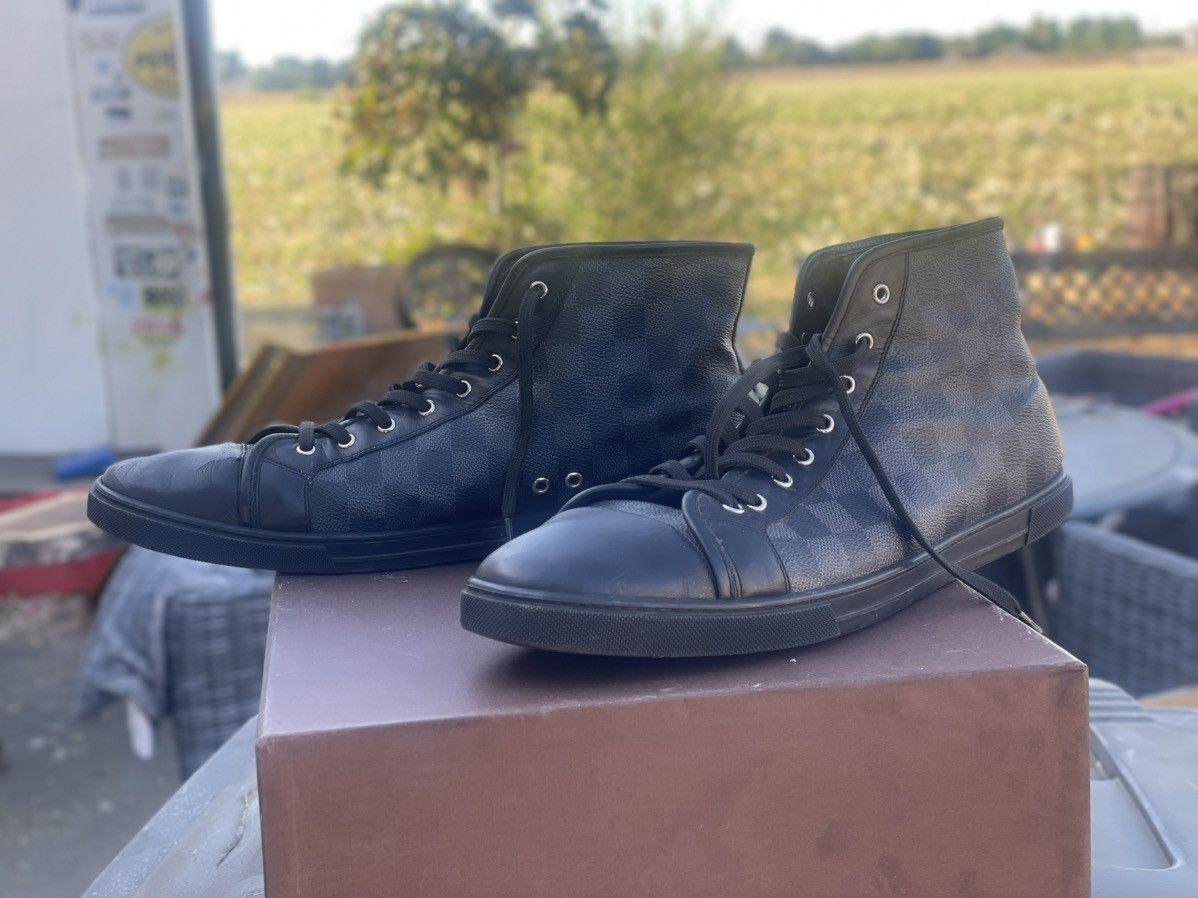 Louis Vuitton Damier Hi-Top Sneakers