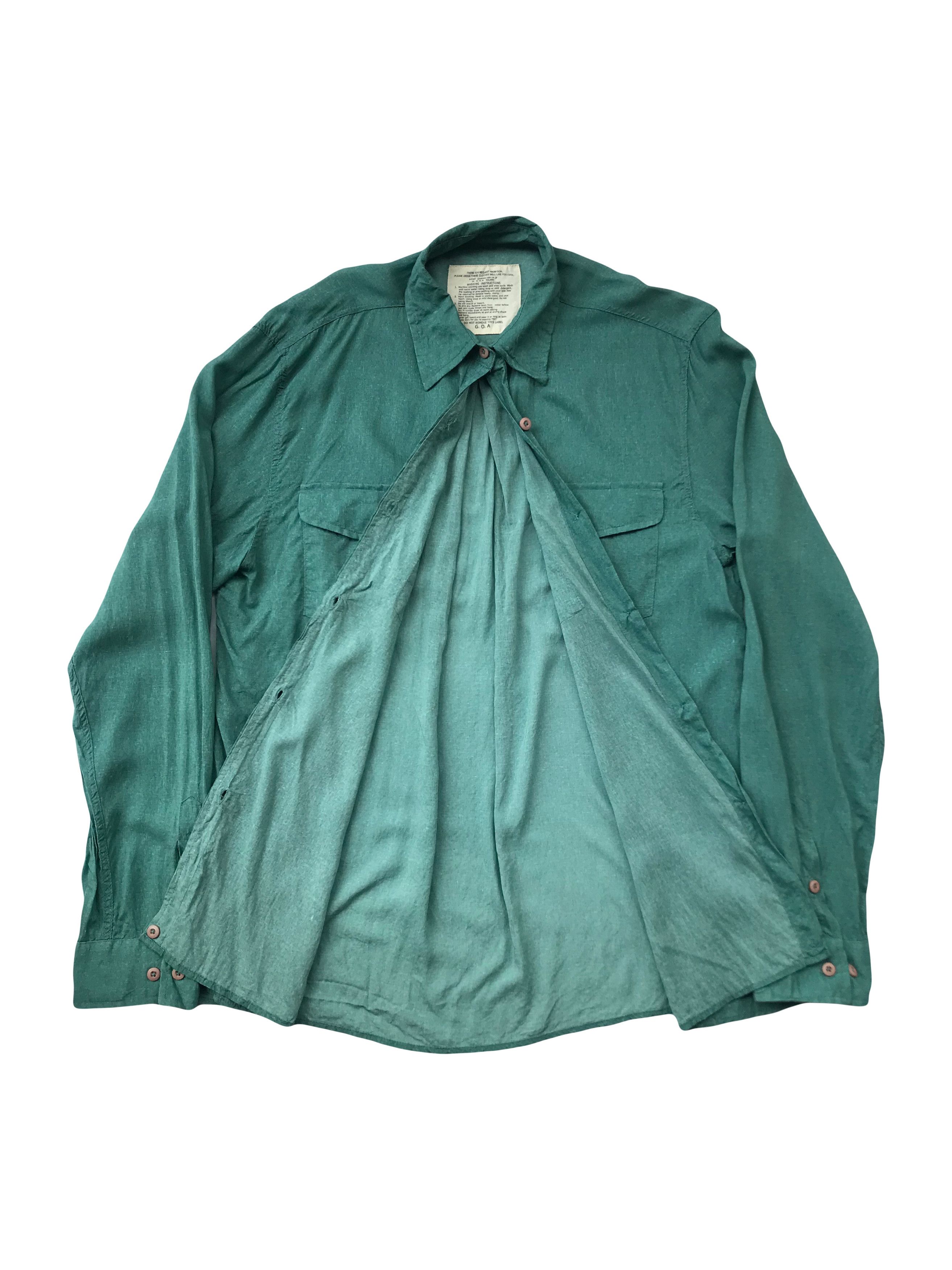 G.O.A Japanese Brand Rayon Mesh Long Sleeve