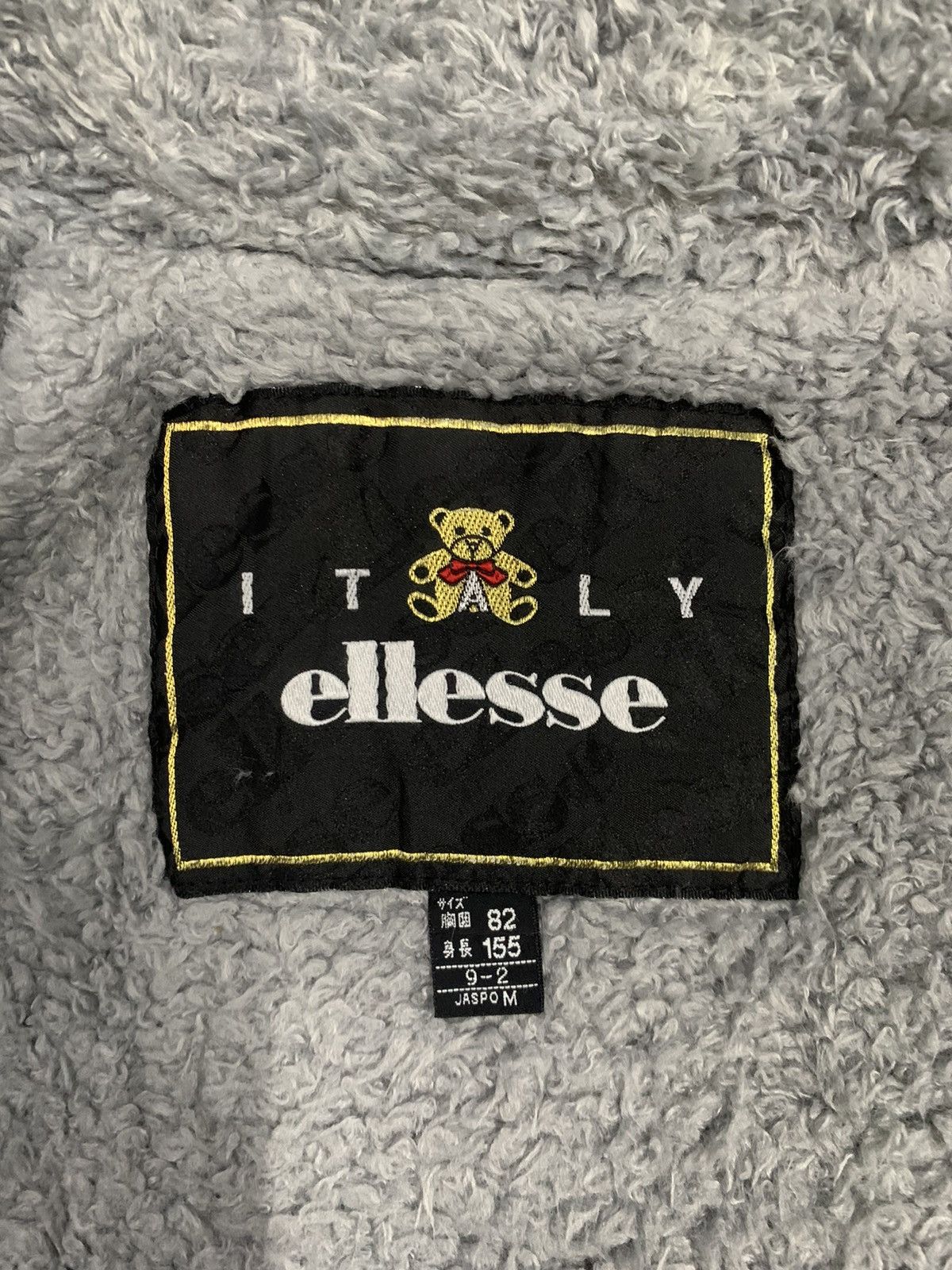 Ellesse × Goldwin Ellesse Italy Oversized Sherpa Lined Overprint Hooded Jacket Size US M / EU 48-50 / 2 - 19 Thumbnail