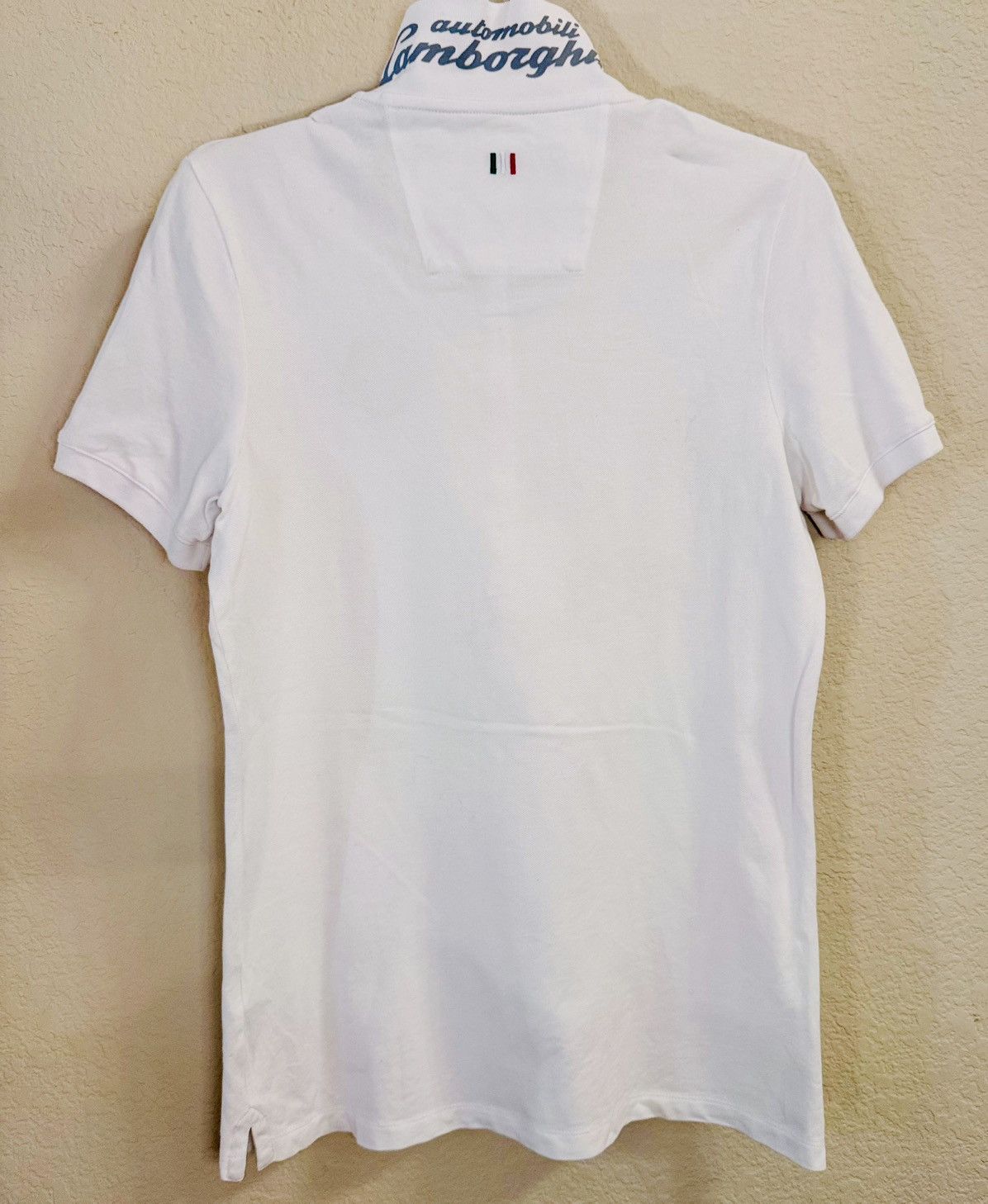 Lamborghini Women’s Automobile Lamborghini White Button Up Polo Shirt Size XL / US 12-14 / IT 48-50 - 5 Thumbnail