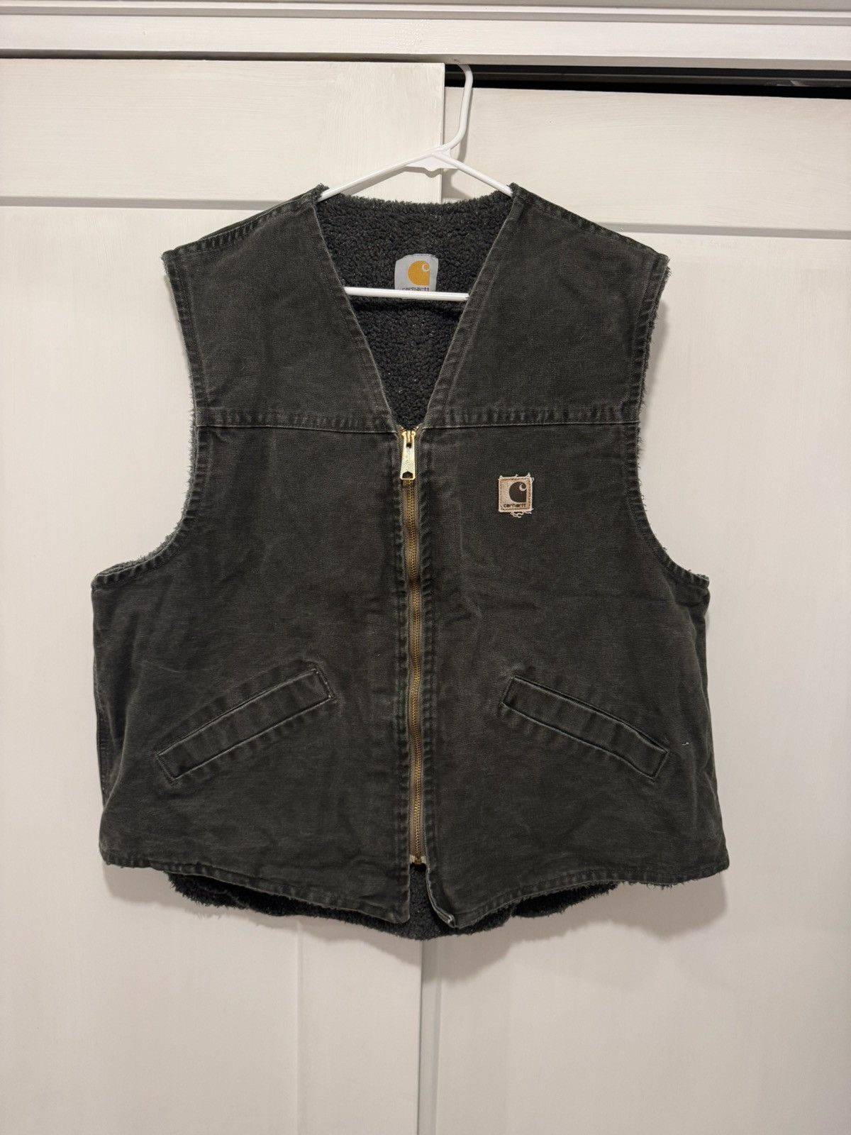 Carhartt Vintage Carhartt Olive Green Vest | Grailed