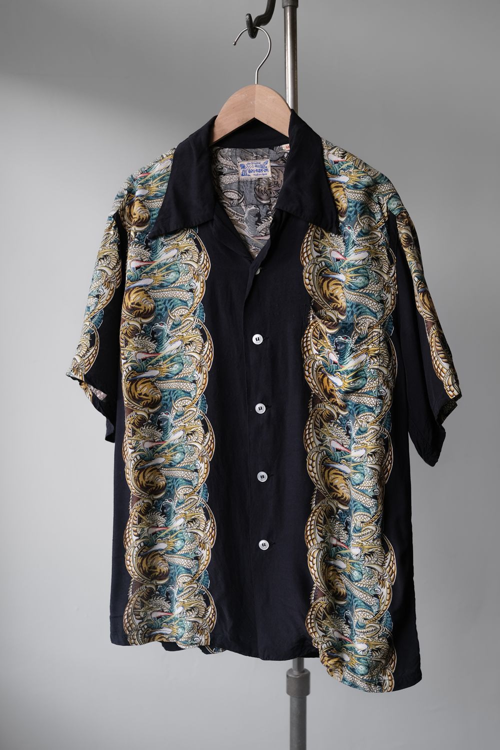 The Real McCoys 90’s Godzilla vs. King Rayon Aloha Shirt