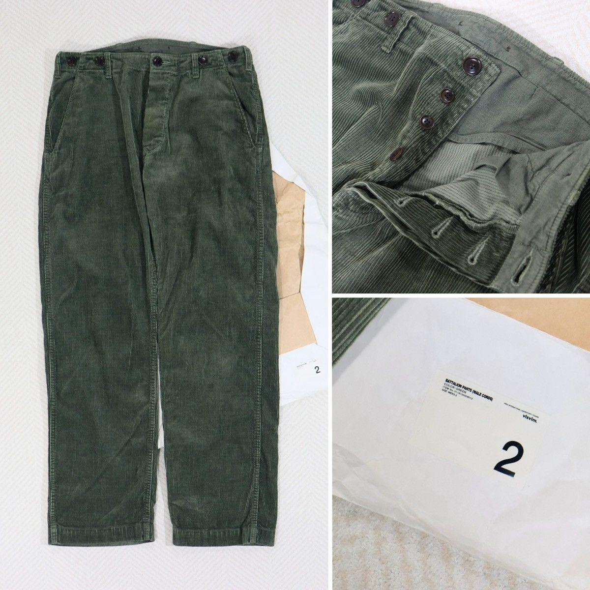 Visvim Visvim Battalion Pants（Wale Cords） Size US 34 / EU 50 - 1 Thumbnail