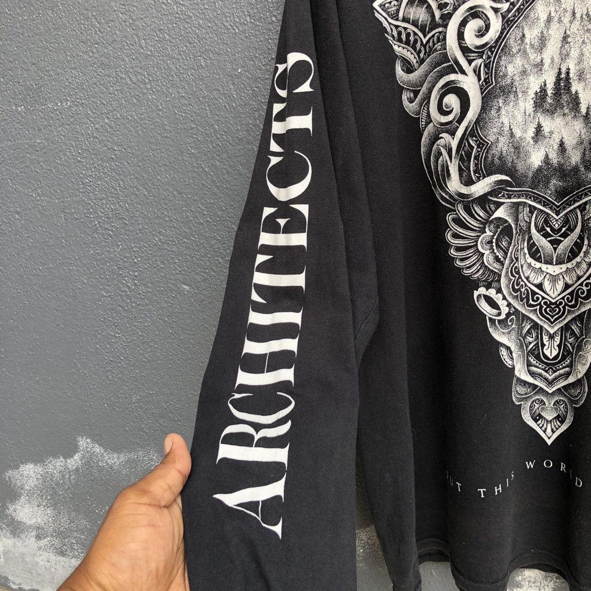 Vintage y2k Architects British Metal Core Band Long sleeve