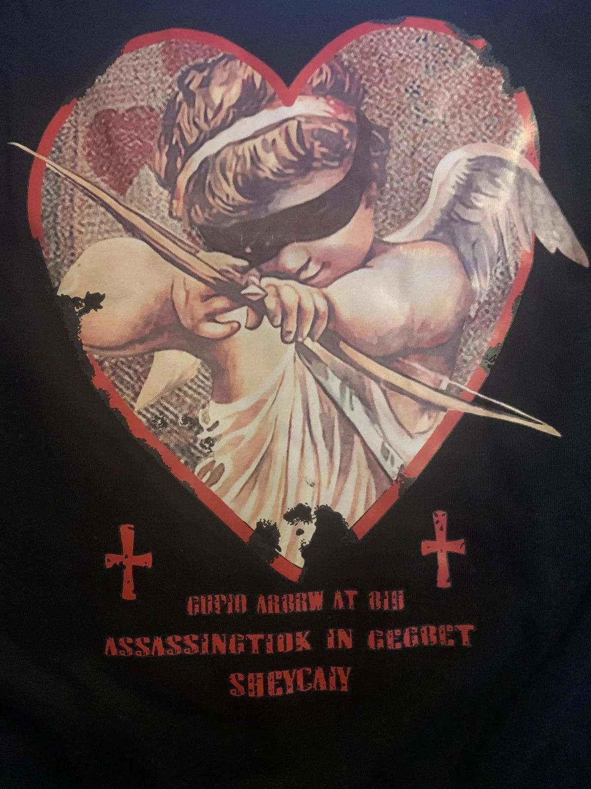 Designer × Japanese Brand T-shirt Love Cupid American loose couples all-match trend Size US L / EU 52-54 / 3 - 7 Thumbnail