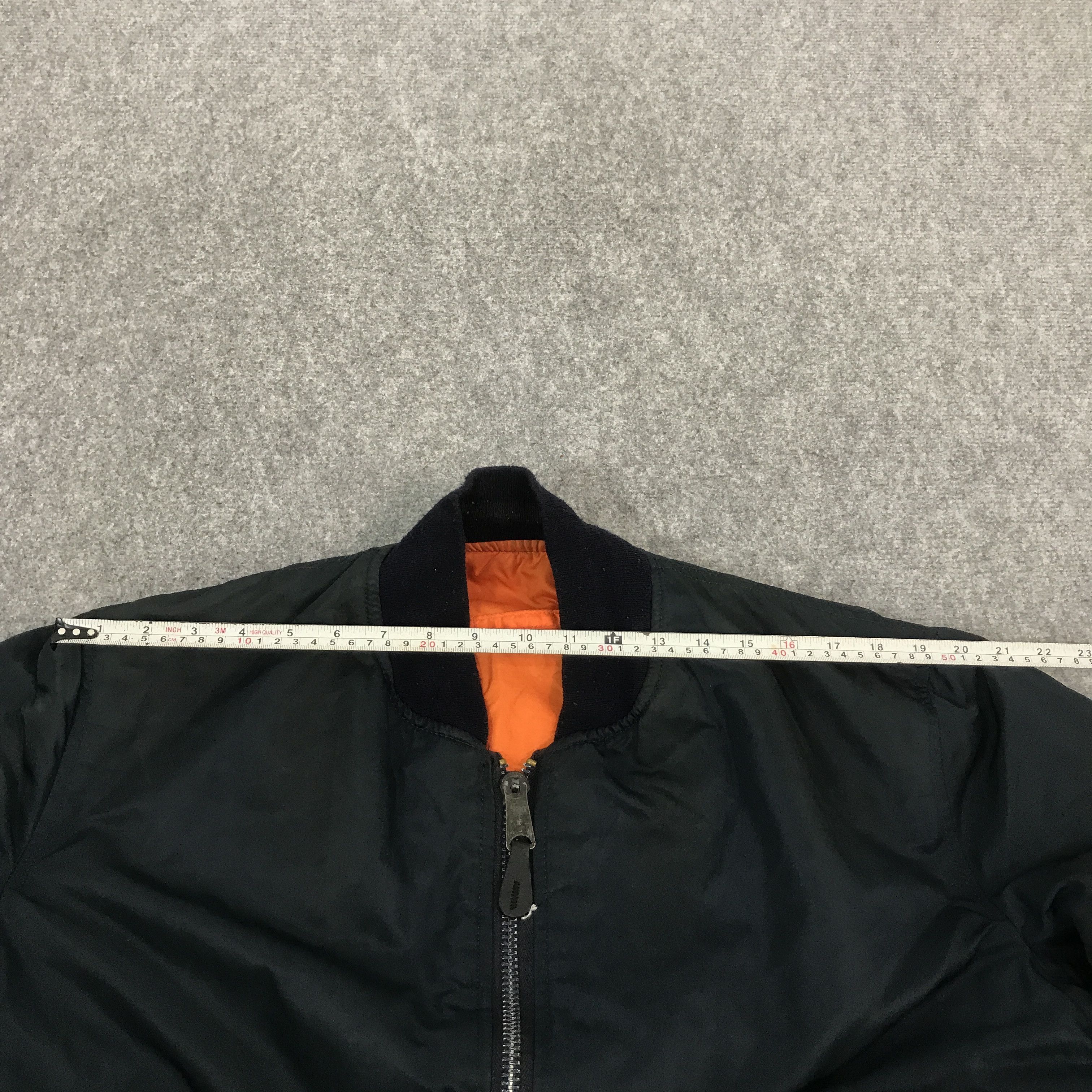 Alpha Industries VTG ALPHA INDUSTRIES NAVY BOMBER JACKET Size US XL / EU 56 / 4 - 9 Thumbnail
