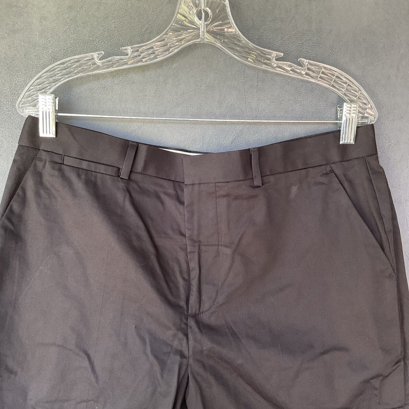 Ben Sherman The Original Ben Sherman Chino Shorts Flat Front Black sz 33 Size US 33 - 4 Thumbnail