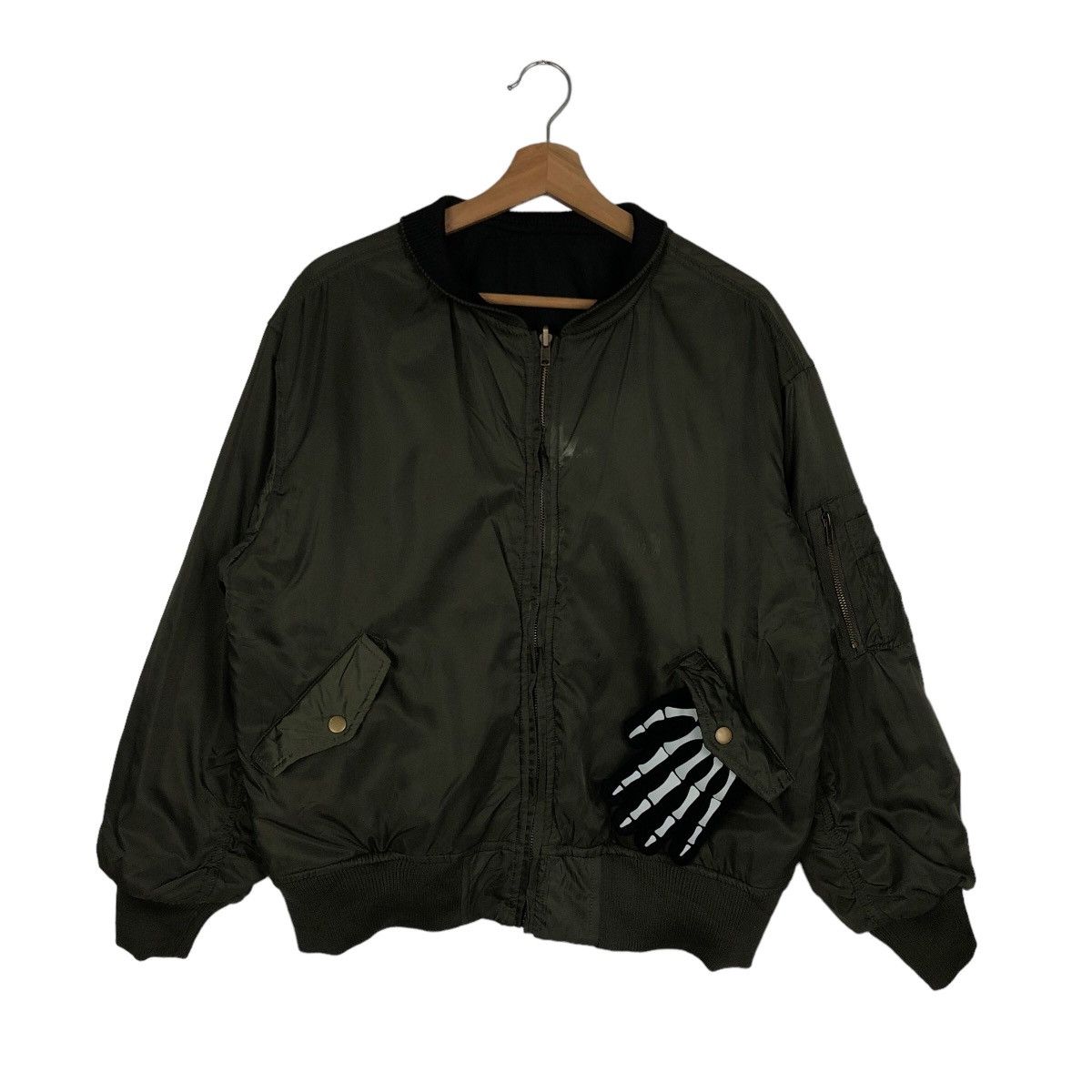 Japanese Brand 🔥RIOT RIOT VINTAGE BOMBER JACKET IGNI UTILITY BLACK Size US M / EU 48-50 / 2 - 12 Thumbnail
