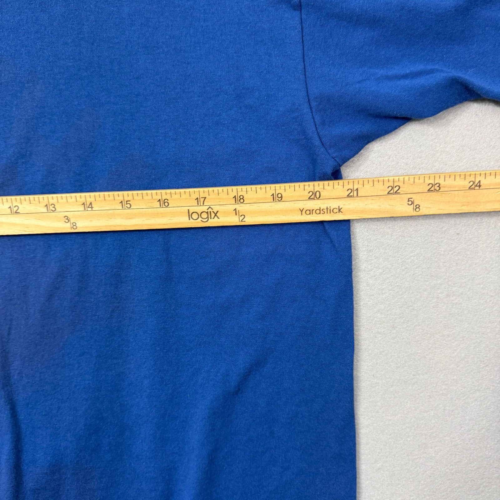 Vintage Vintage I Love For Fishing Shirt Extra Large Blue 90s USA Size US XL / EU 56 / 4 - 9 Thumbnail