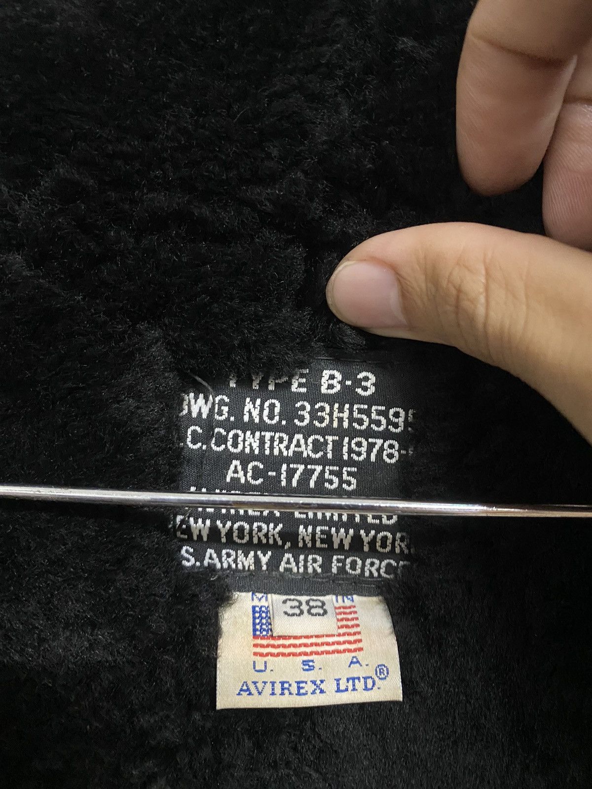 Avirex Avirex Limited B-3 OG 1986 Shearling Sheepskin Jacket Size US M / EU 48-50 / 2 - 7 Thumbnail