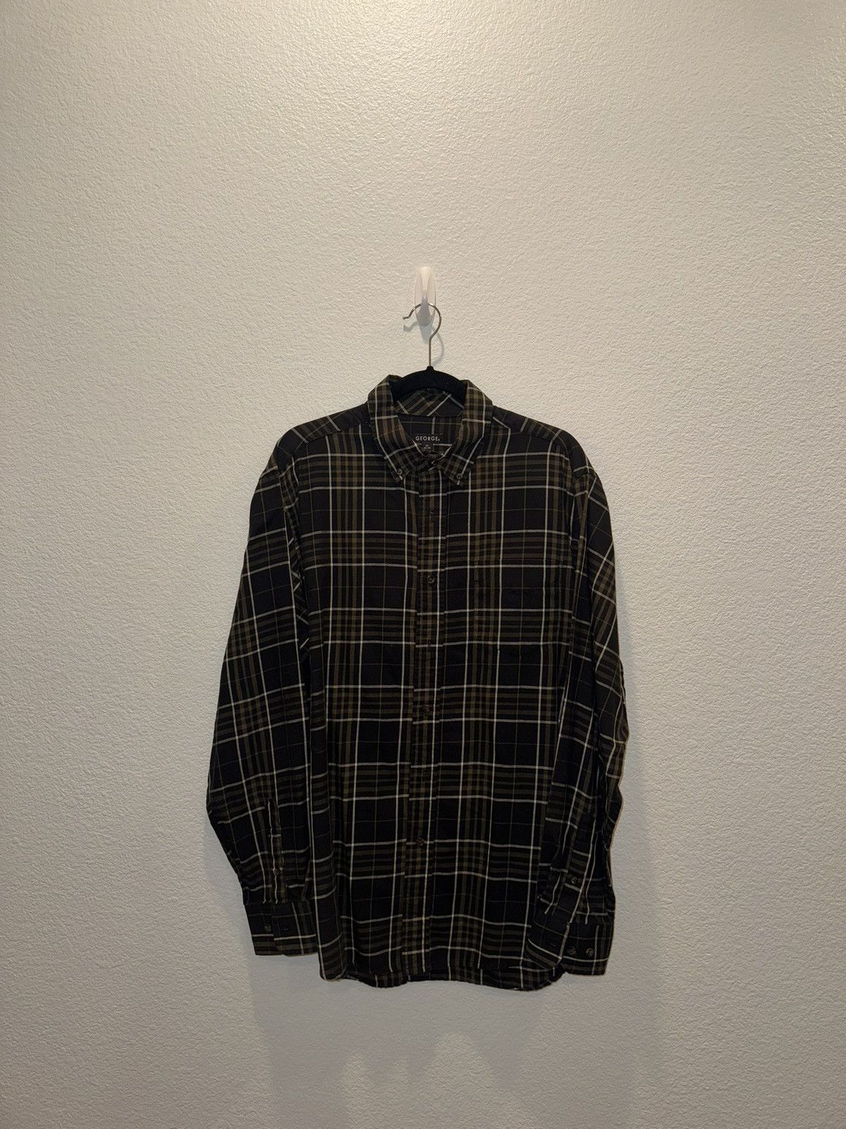 George Vintage George Flannel Button Up Size US L / EU 52-54 / 3 - 1 Thumbnail