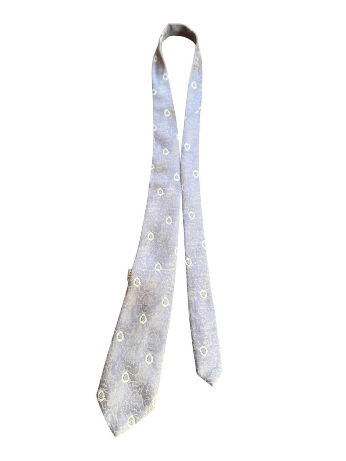 Other MARUMI Light purple Abstract Pattern Silk Tie Japan Size ONE SIZE - 1 Thumbnail