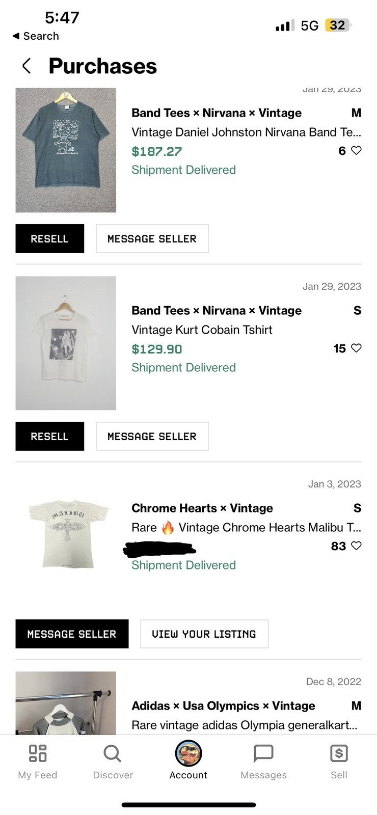 Chrome Hearts Chrome Hearts Malibu Tee (Rare Vintage) Size US S / EU 44-46 / 1 - 15 Thumbnail