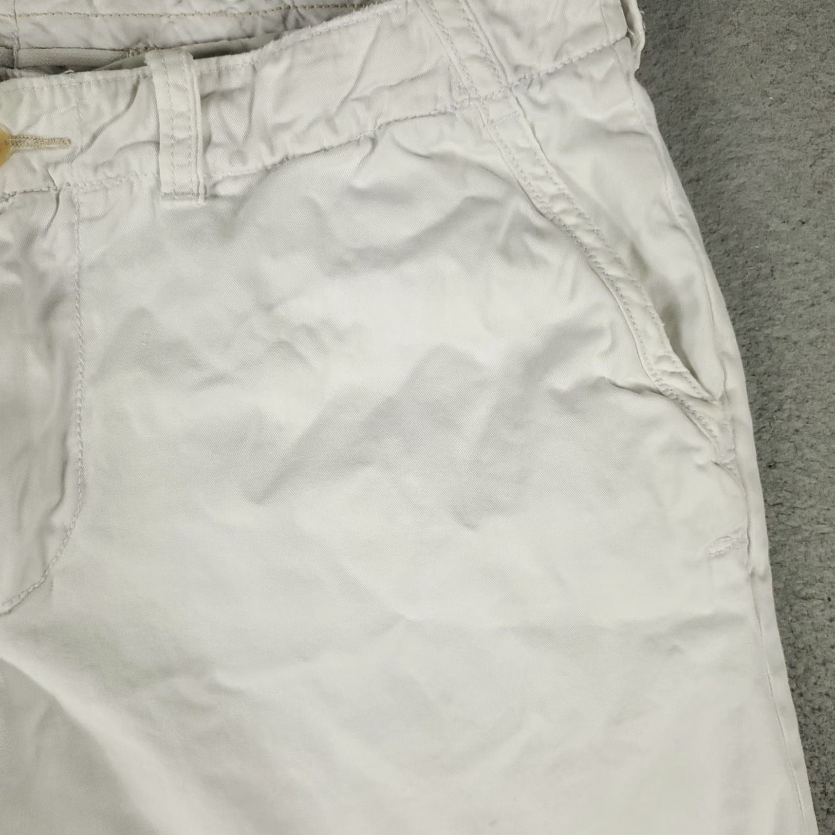 Ralph Lauren VINTAGE Ralph Lauren Shorts Men Size 35 White Flat Front Chino Casual Authentic American Size US 35 - 4 Thumbnail