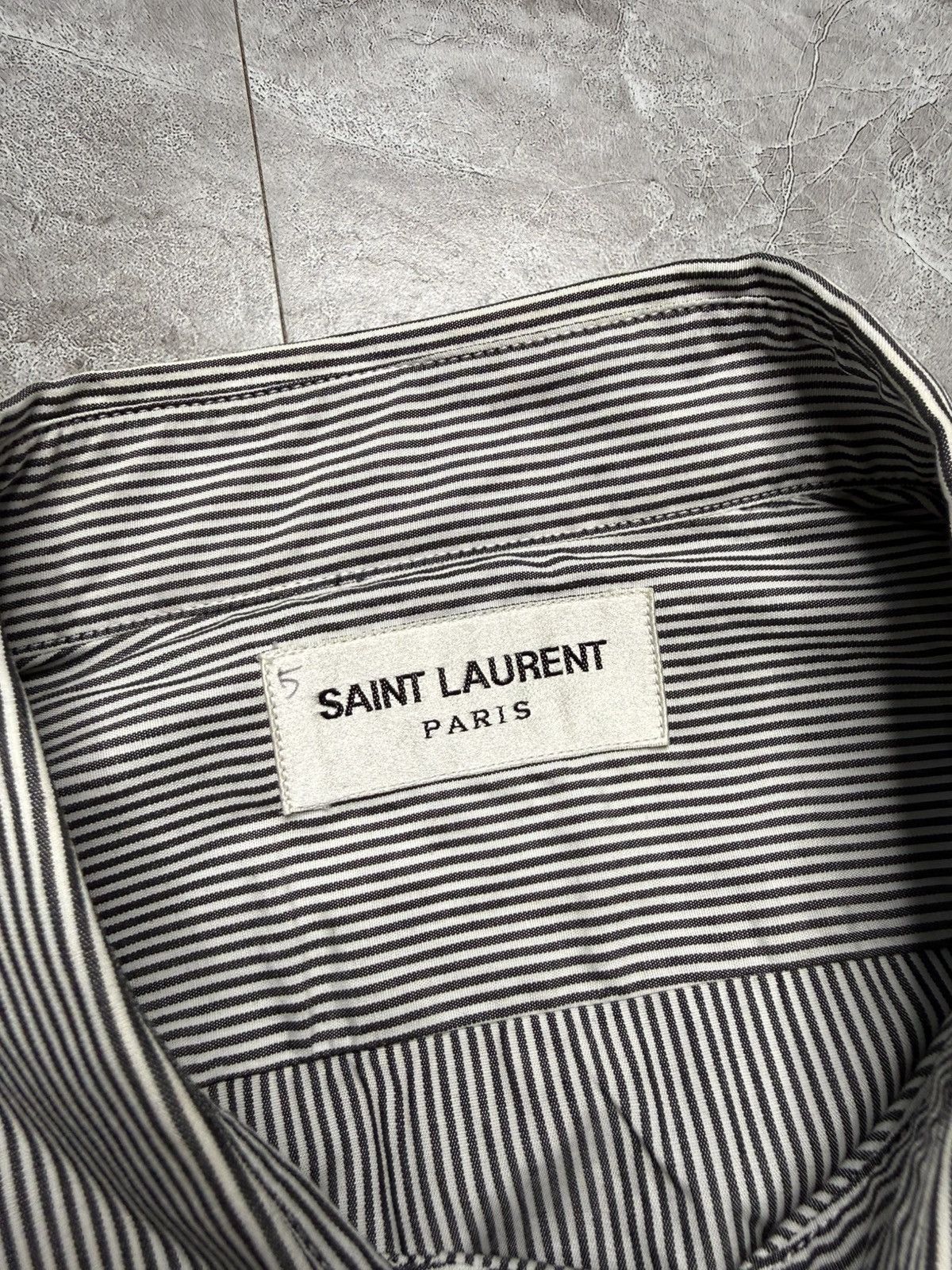 Saint Laurent Paris Saint Laurent S/S 16 Pin stripe Buttondown Shirt Size US M / EU 48-50 / 2 - 12 Thumbnail