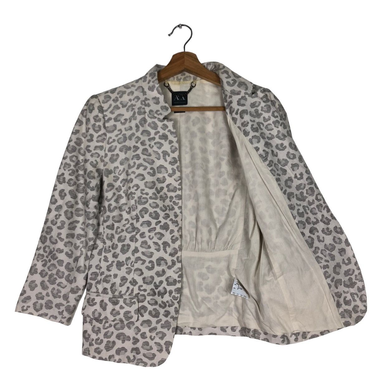 Armani Exchange 🔥Vtg Cropped Jacket Polkadot Full Print Armani Exchange Size US M / EU 48-50 / 2 - 9 Thumbnail