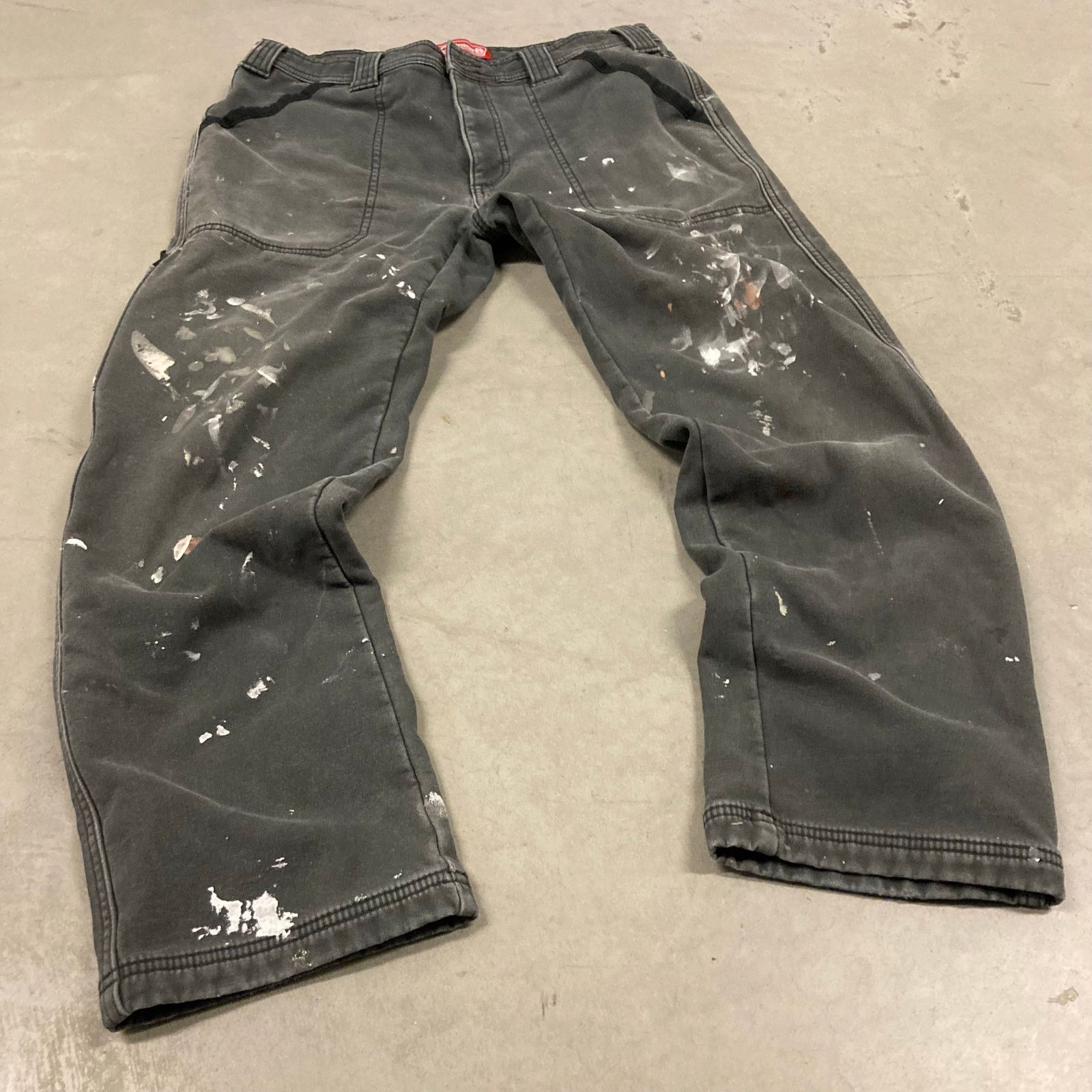 Vintage Coleman thermal lined paint splatter carpenter pants 32x30 Size US 32 / EU 48 - 1 Thumbnail