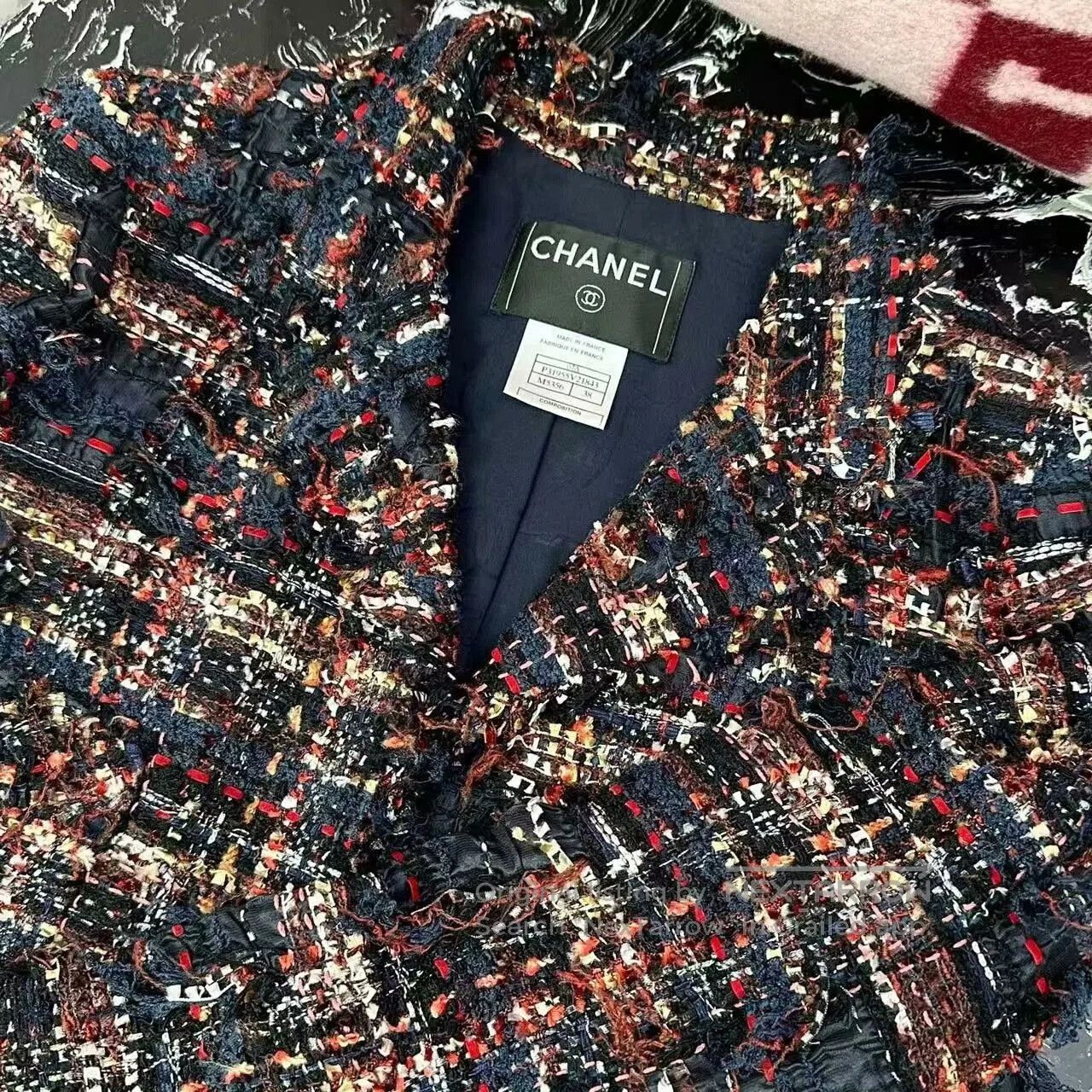 Chanel Chanel 23P Mosaic Tweed Short Jacket. Size S / US 4 / IT 40 - 3 Thumbnail