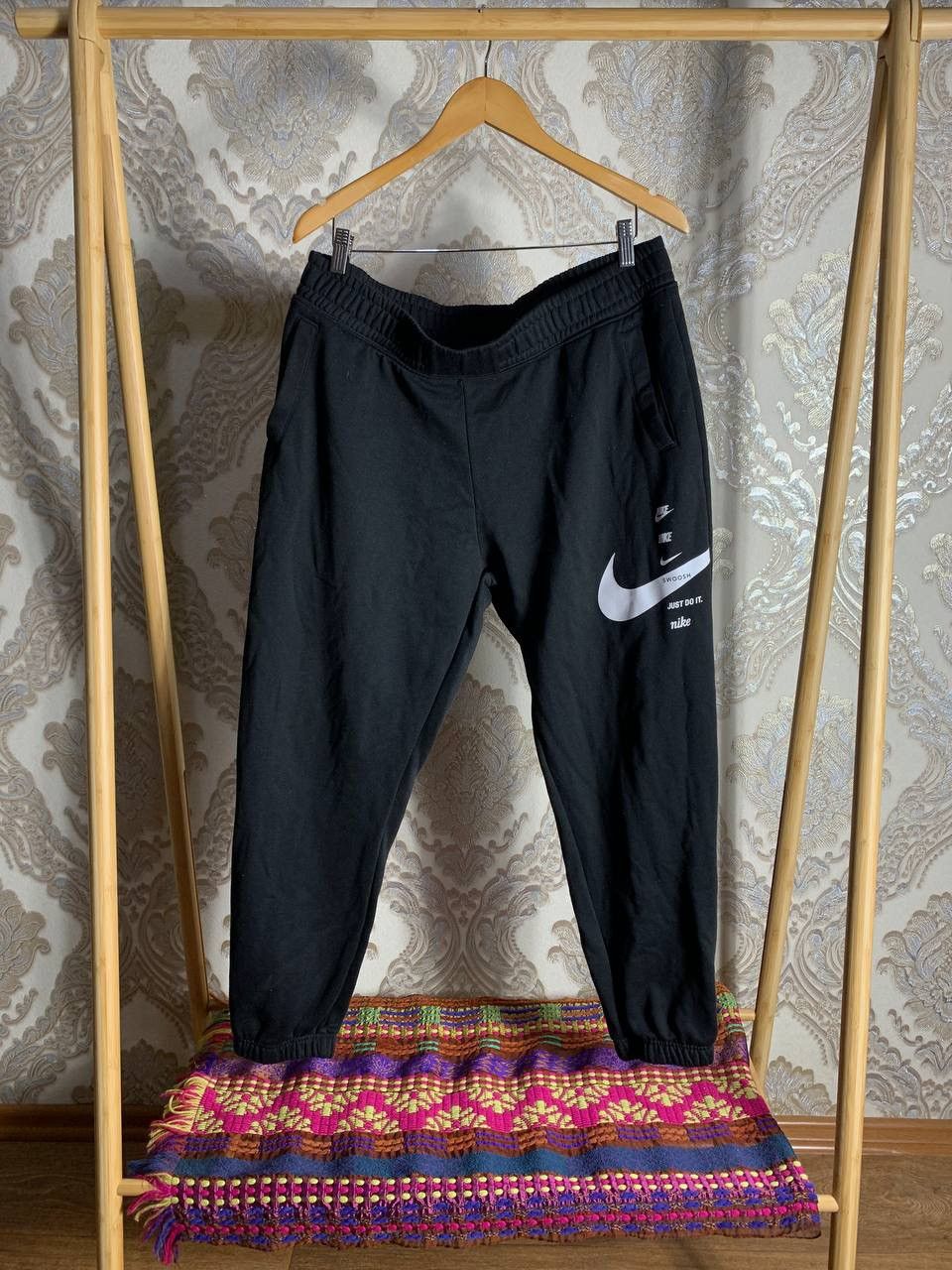 Nike × Vintage VERY RARE NIKE SWEATPANTS JUST DO IT SWOOSH BIG LOGO DRILL Size US 36 / EU 52 - 1 Thumbnail