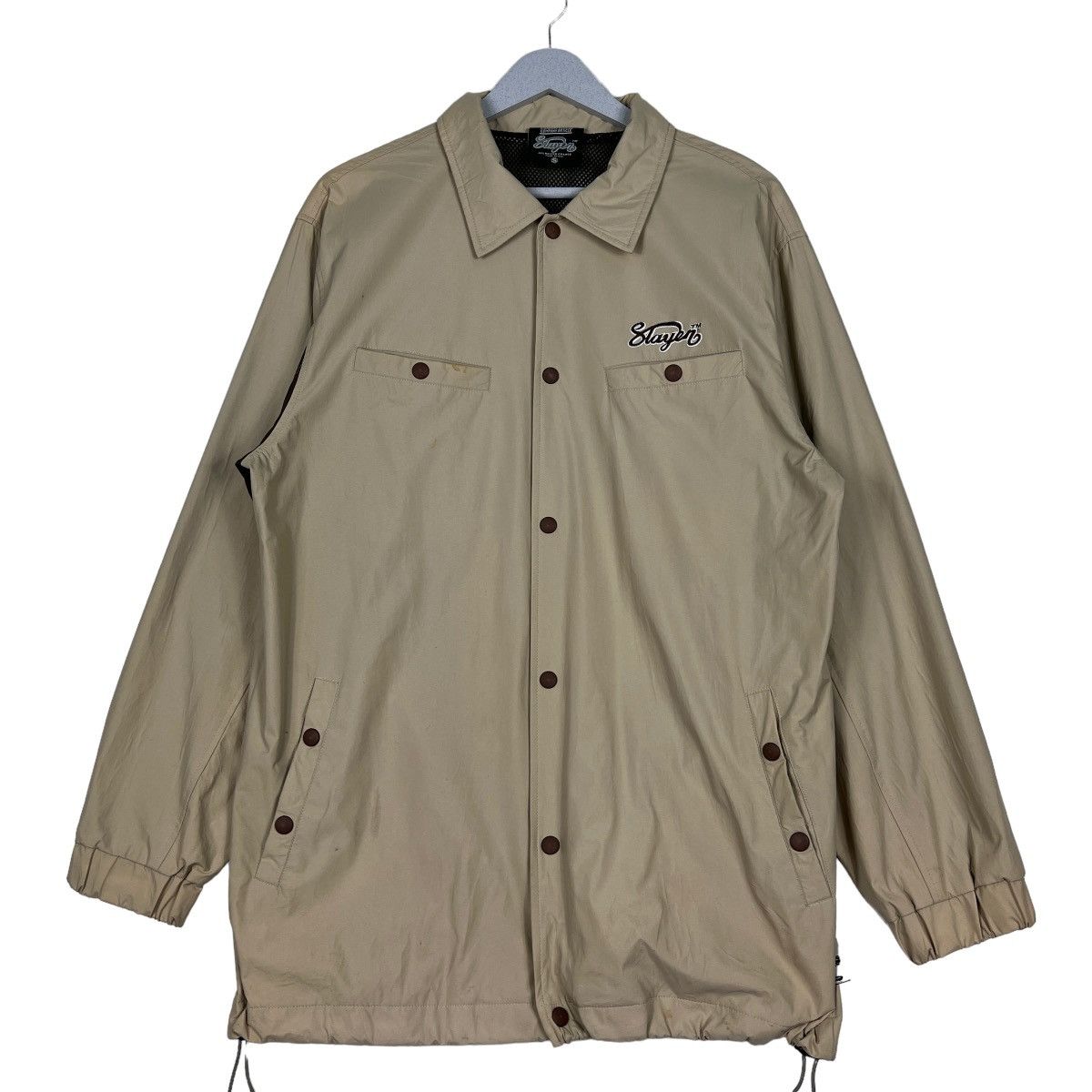 Slayer 🔥 SLAYER BIG LOGO COACH JACKET MADE IN NGY Size US L / EU 52-54 / 3 - 2 Thumbnail
