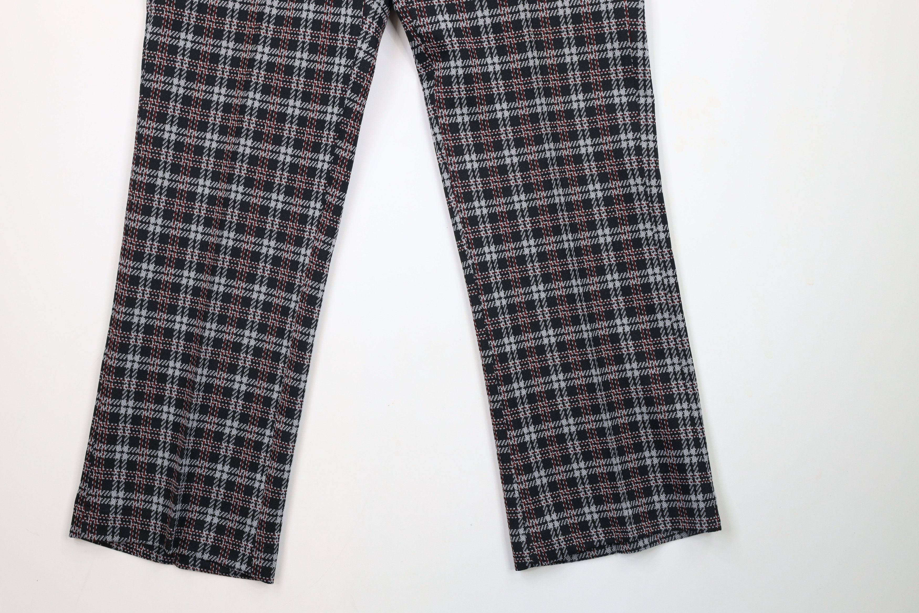Vintage Vintage 60s 70s Streetwear Wide Leg Bell Bottoms Pants Plaid Size US 32 / EU 48 - 4 Thumbnail