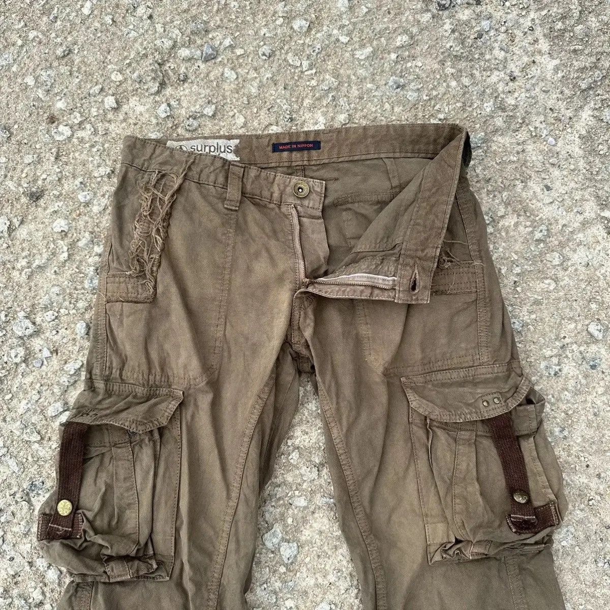 Generic Surplus SICKS💥FLARE/BOOTCUT SURPLUS Japan Tactical Multi Cargo Pants Size US 30 / EU 46 - 7 Thumbnail