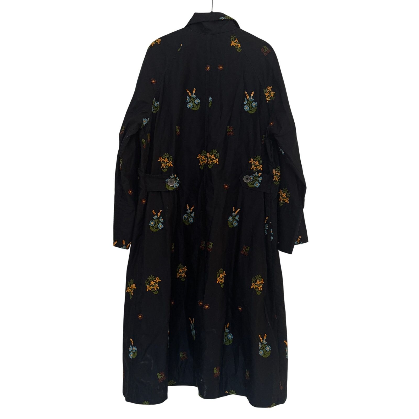 Other Silvia Tcherassi Floral-Embroidered Mid Trench Coat Size M / US 6-8 / IT 42-44 - 2 Thumbnail