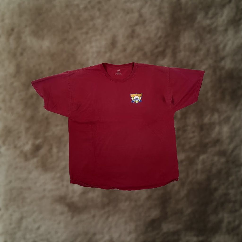 Vintage Cooperstown Dreams Park Championship T-Shirt Mens 2XL Red Baseball 2013 Size US XXL / EU 58 / 5 - 1 Thumbnail