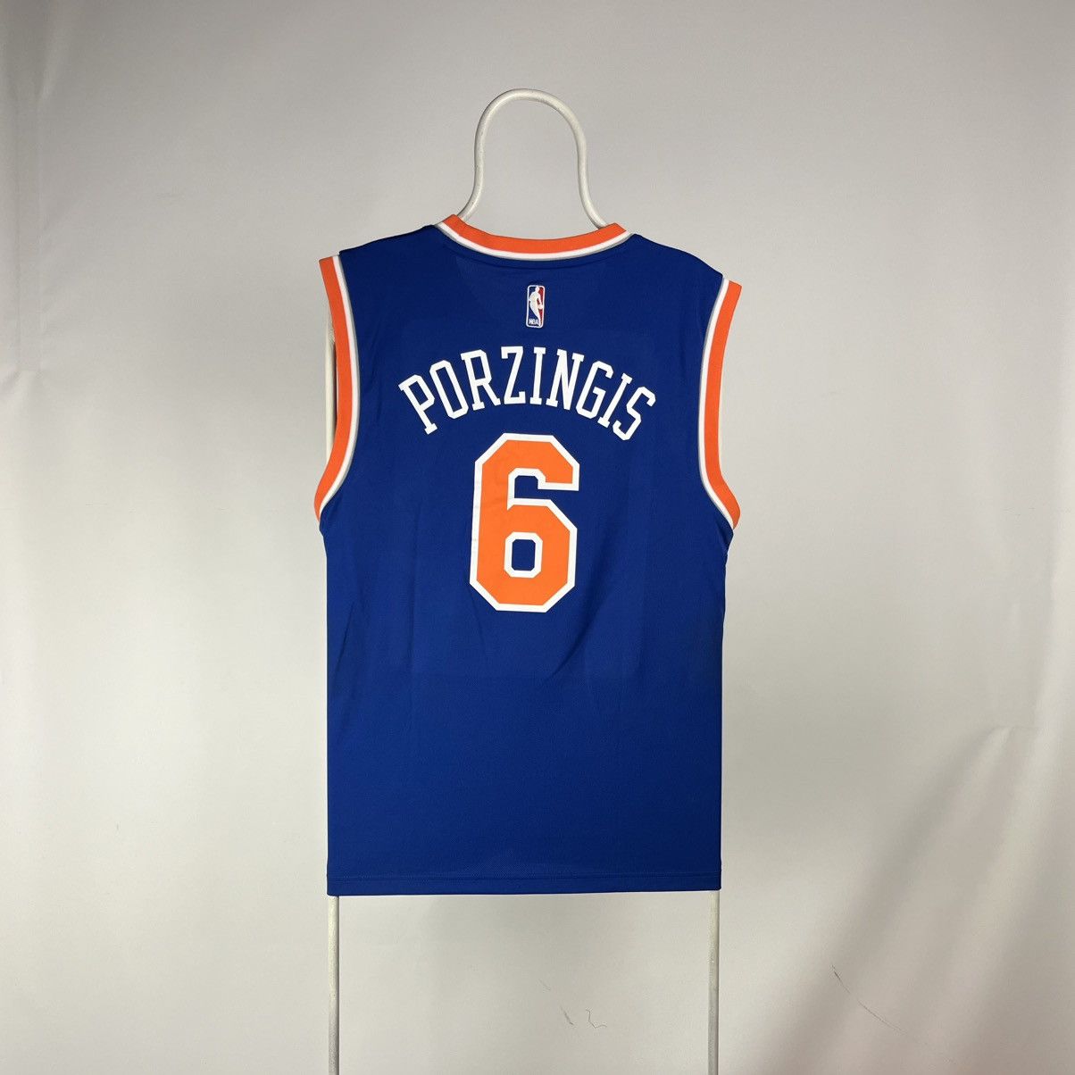 Adidas Adidas NBA New York Knicks Kristaps Porzingis #6 Jersey Blue Size US M / EU 48-50 / 2 - 2 Thumbnail