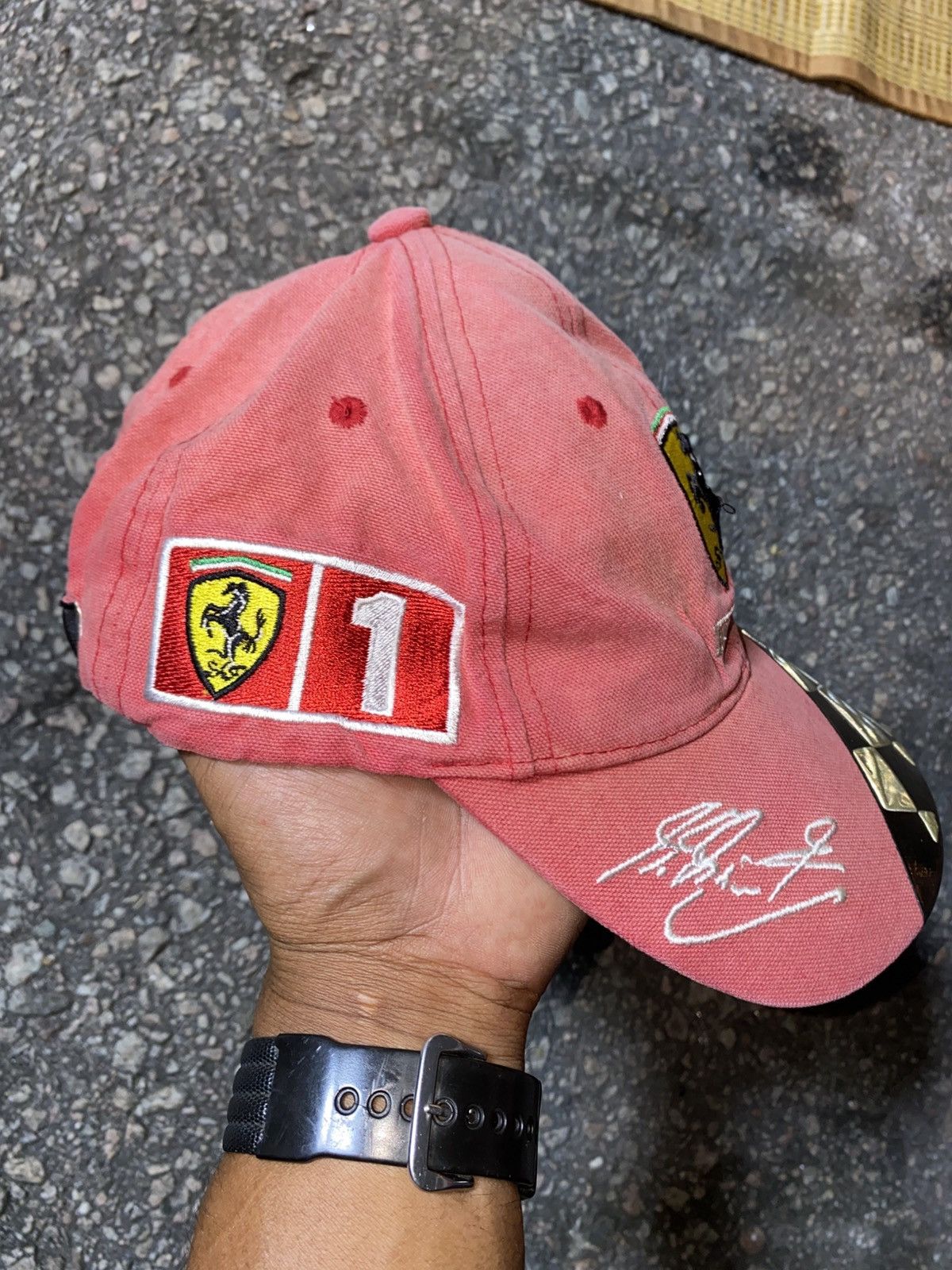 Ferrari Rare Vintage Hats Ferrari x Nascar Vintage Y2K 1996 Original Size ONE SIZE - 4 Thumbnail