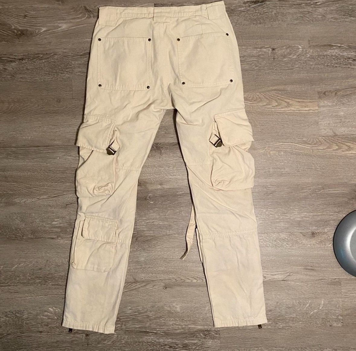 Kody Phillips Cream Cargo Pants