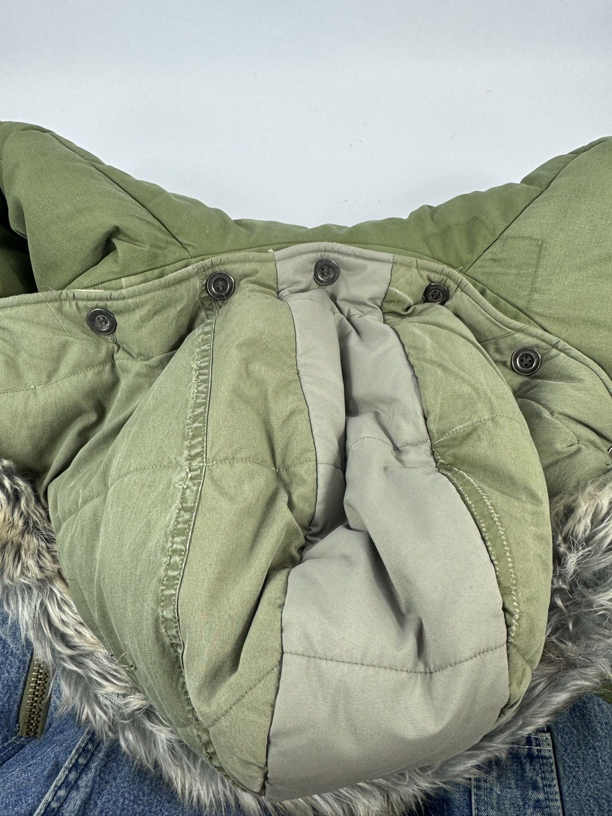 Greg Lauren Quilted Army Super Warm Liner Retro Puffy Puffer Jacket Size US XXL / EU 58 / 5 - 15 Thumbnail