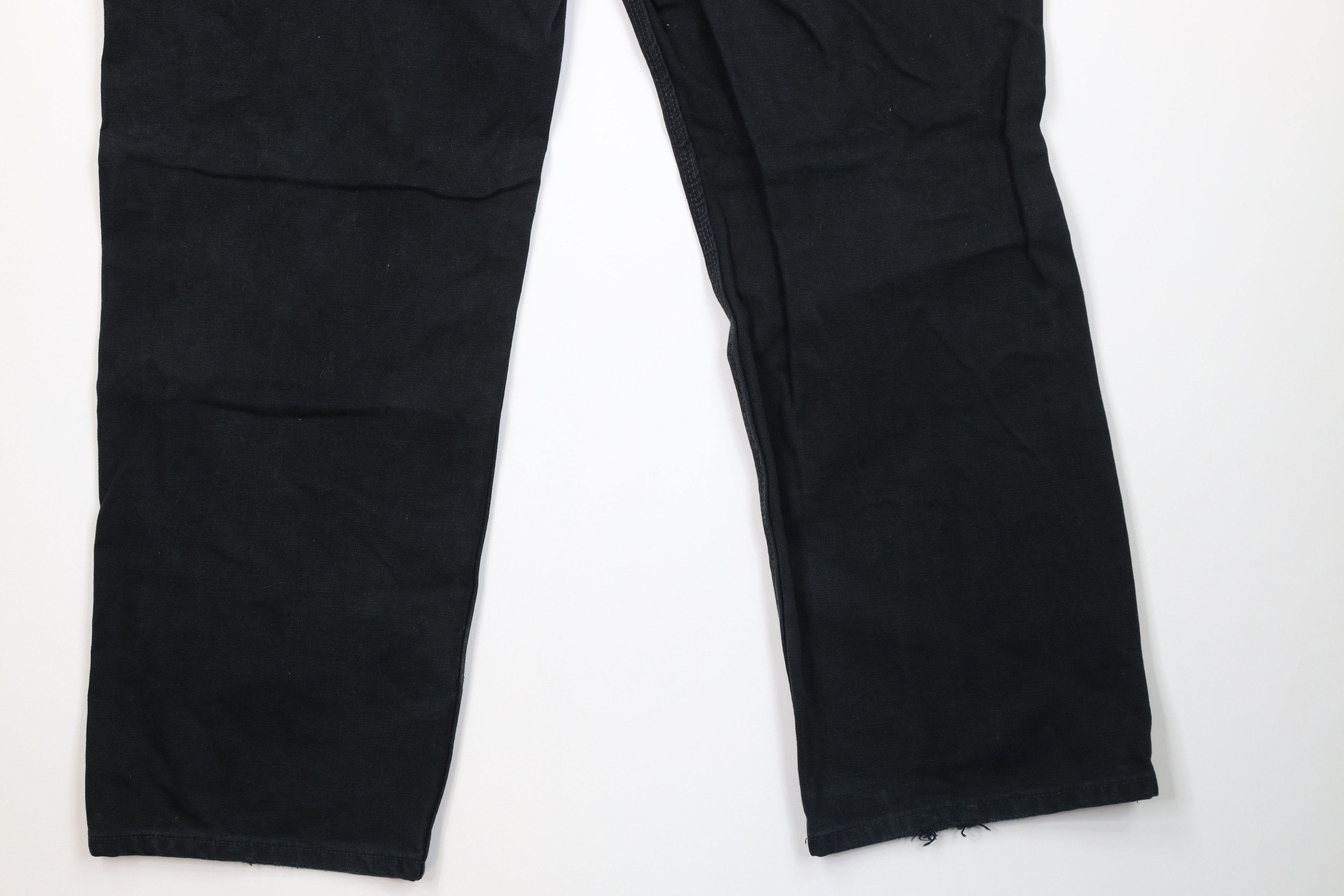 Carhartt Vintage Y2K Carhartt Canvas Wide Leg Dungaree Pants Black Size US 40 / EU 56 - 15 Thumbnail