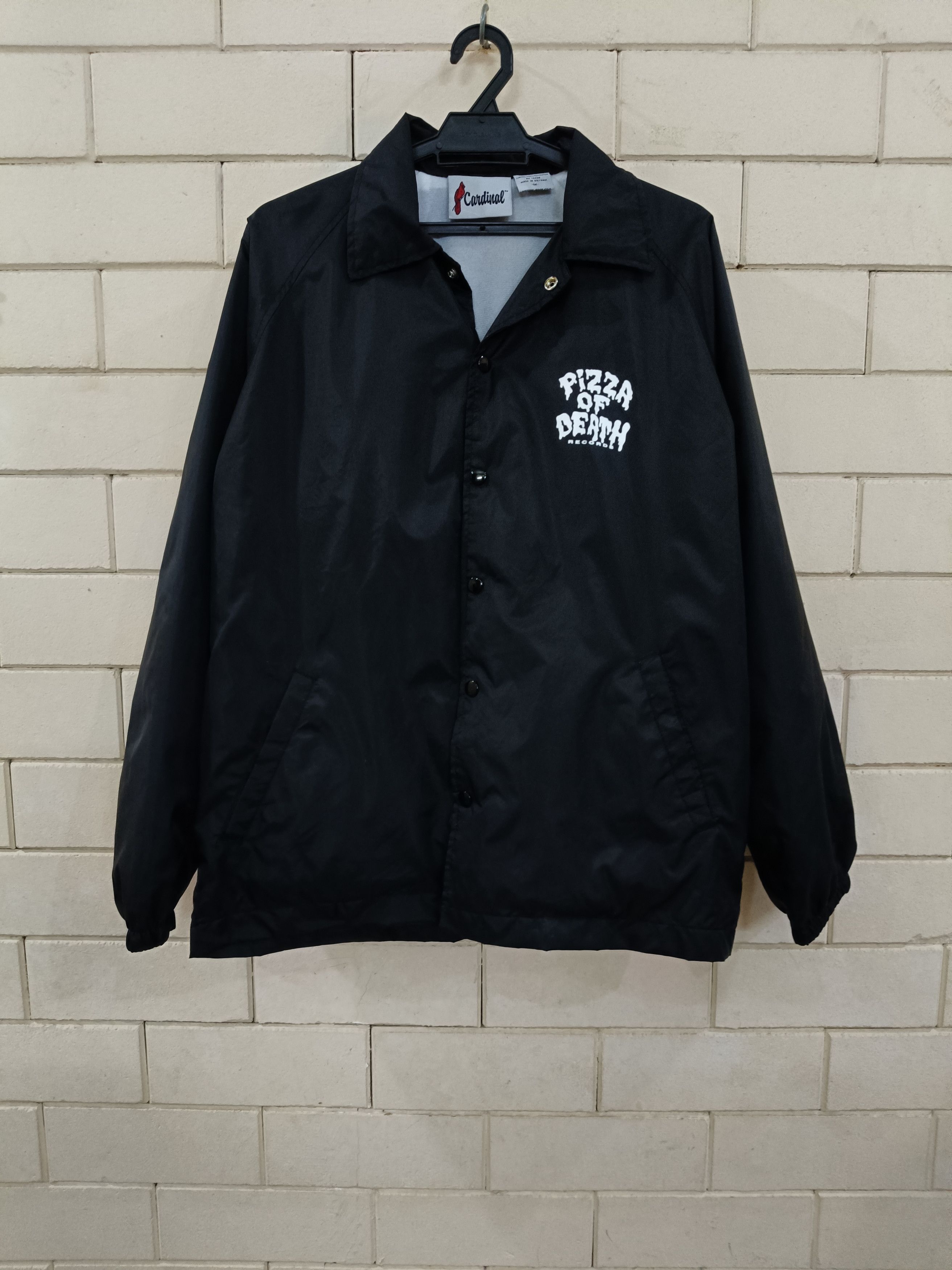 Cardinal of Canada × Vintage Pizza Of Death Record Coach Nylon Jacket Size US M / EU 48-50 / 2 - 7 Thumbnail