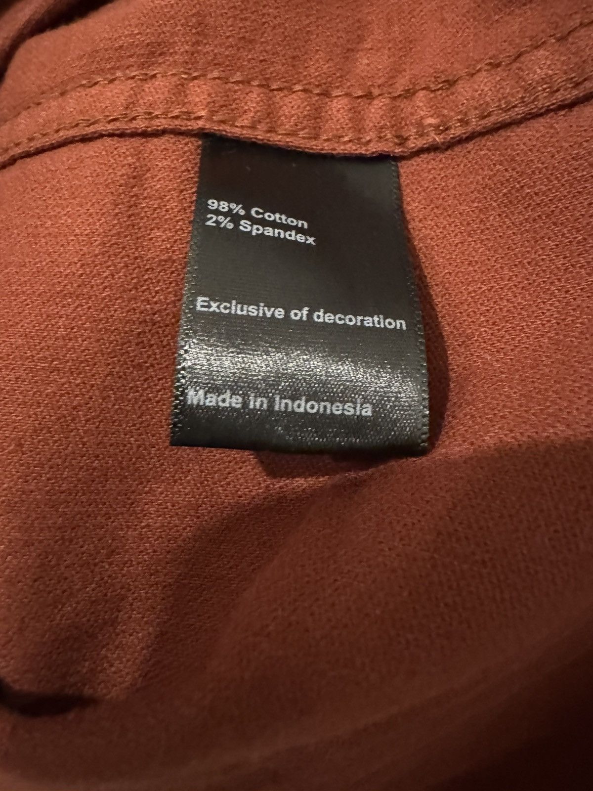 Flint And Tinder Moleskin Western Shirt in Fired Brick Size US M / EU 48-50 / 2 - 5 Thumbnail