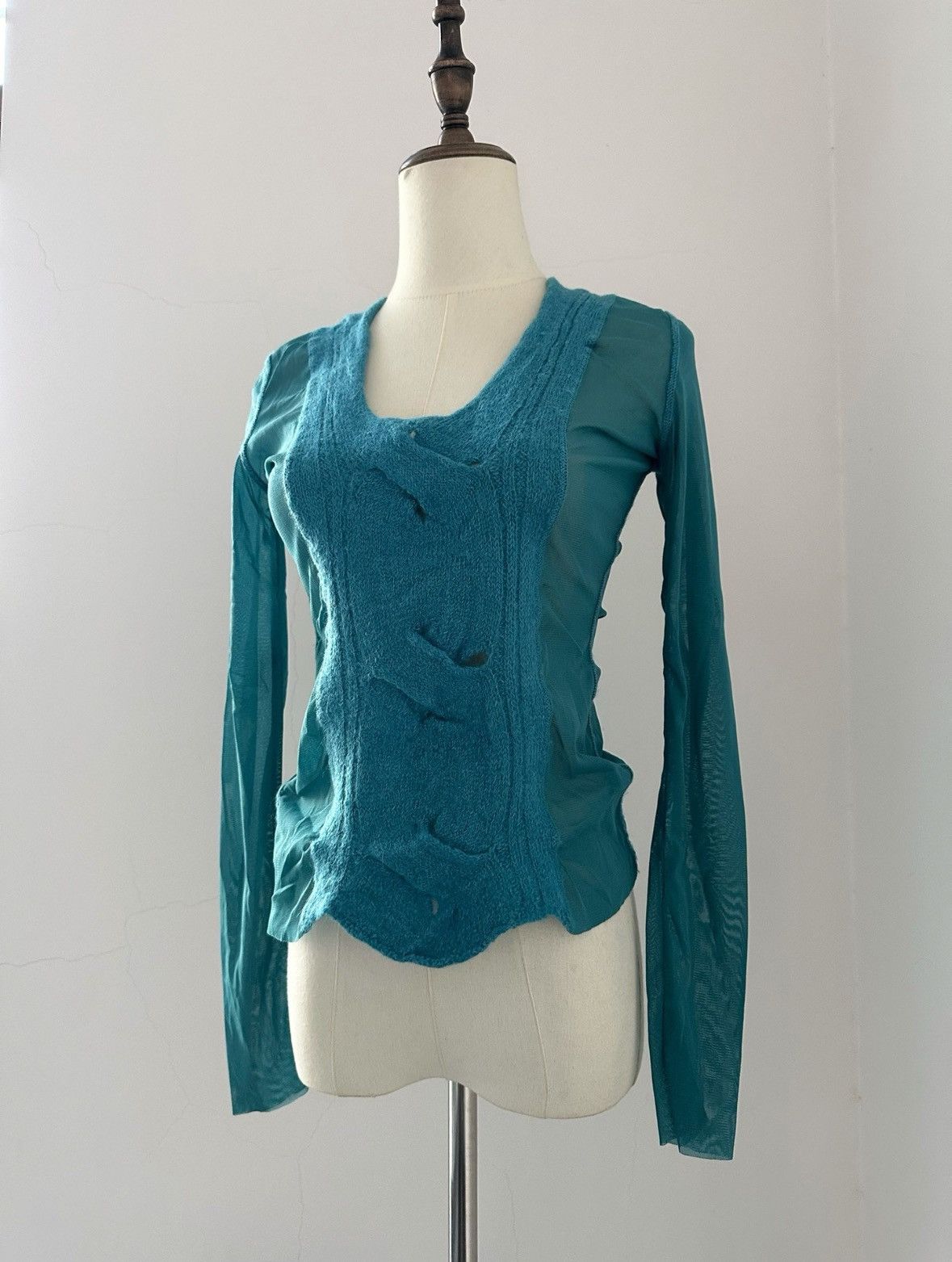 Jean Paul Gaultier Jean Paul Gaultier long sleeve mesh Size S / US 4 / IT 40 - 1 Thumbnail