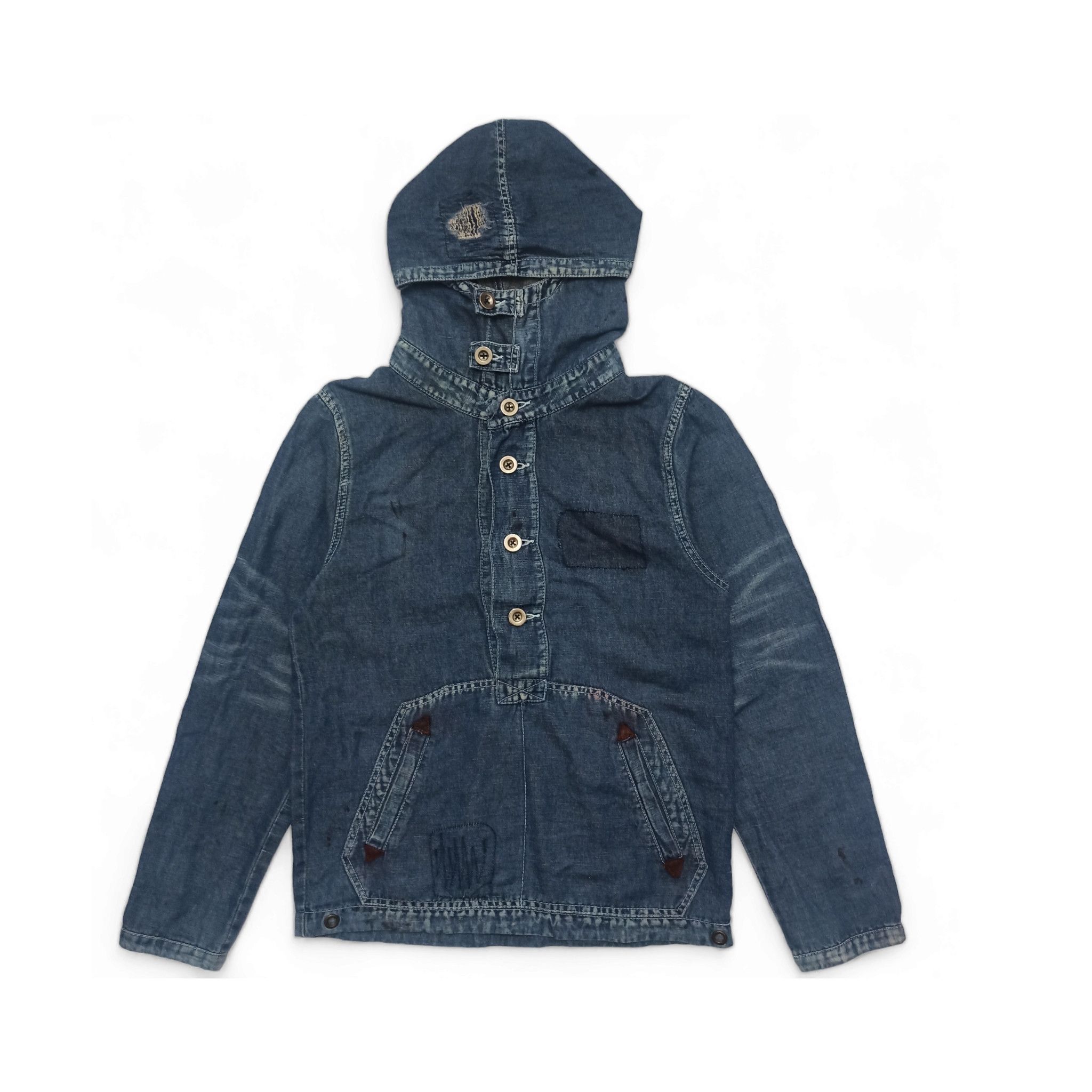 Japanese Brand Vintage Bonds and Peace Japanese Brand Light Denim Jacket Size US M / EU 48-50 / 2 - 2 Thumbnail