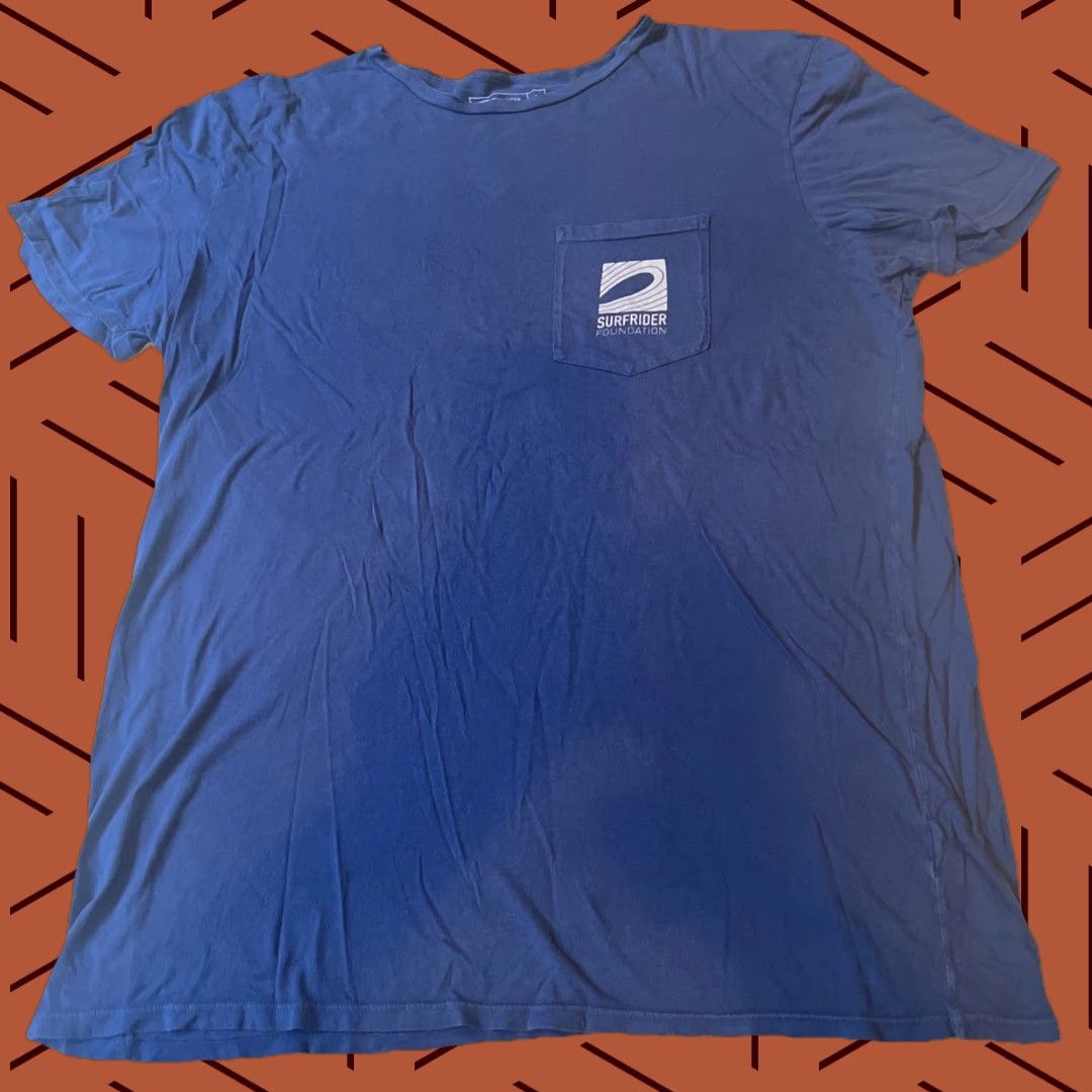 Vintage VINTAGE Surfrider Shirt 2XL Men Blue Graphic Print Pullover Crew Neck Short Sleeve Surfer Foundation 2020 Official Member Pocket Tee Size US XXL / EU 58 / 5 - 1 Thumbnail