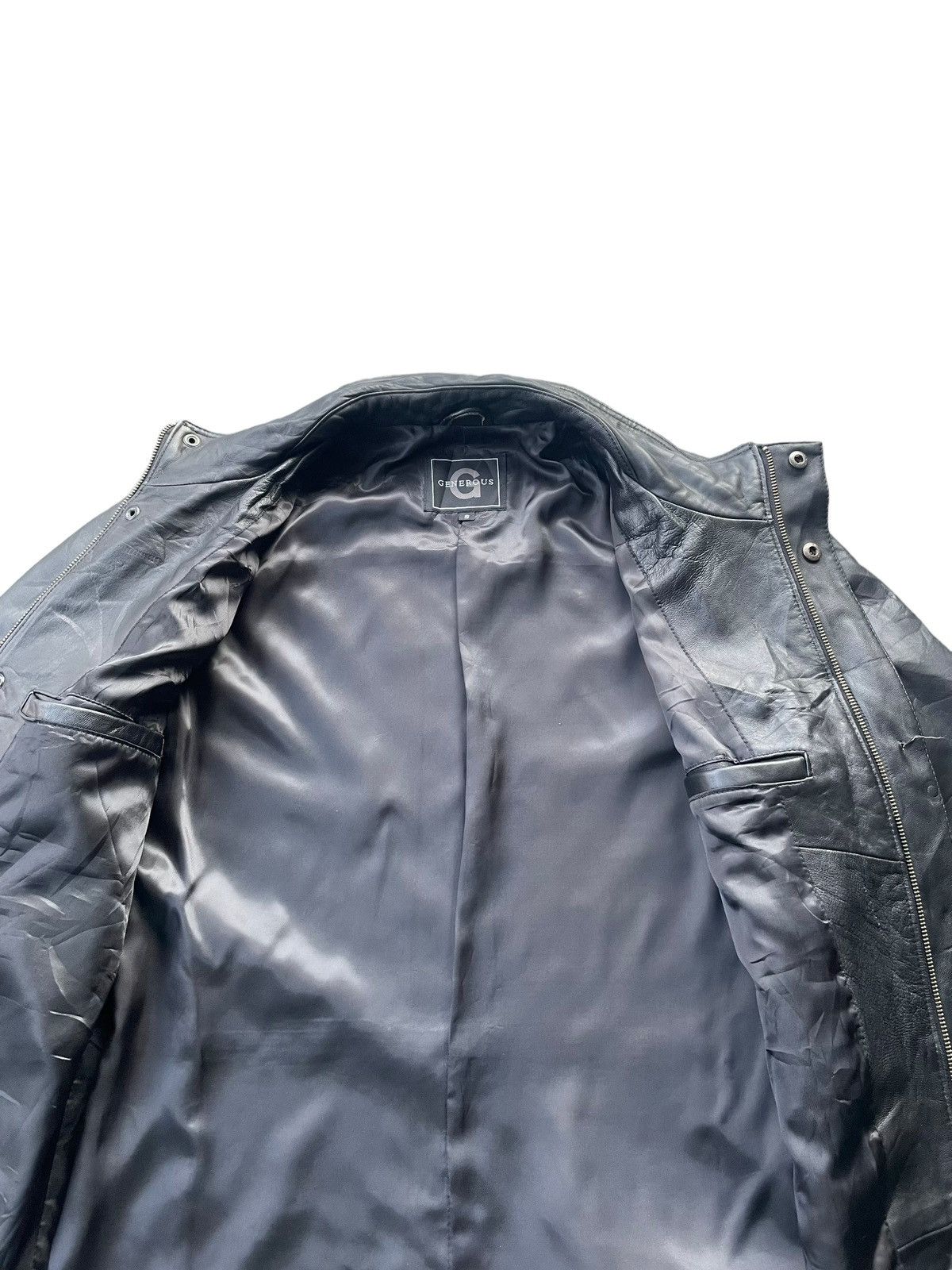Japanese Brand Generous Leather Jacket Size US S / EU 44-46 / 1 - 7 Thumbnail