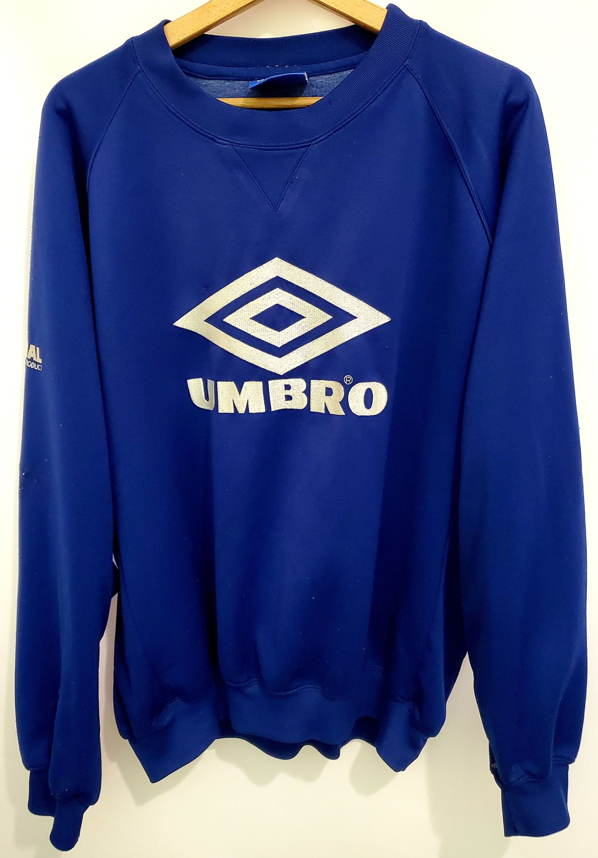Umbro × Vintage Vintage 90s Umbro Pro Training Sweatshirt Football Style Xl Size US XL / EU 56 / 4 - 1 Thumbnail