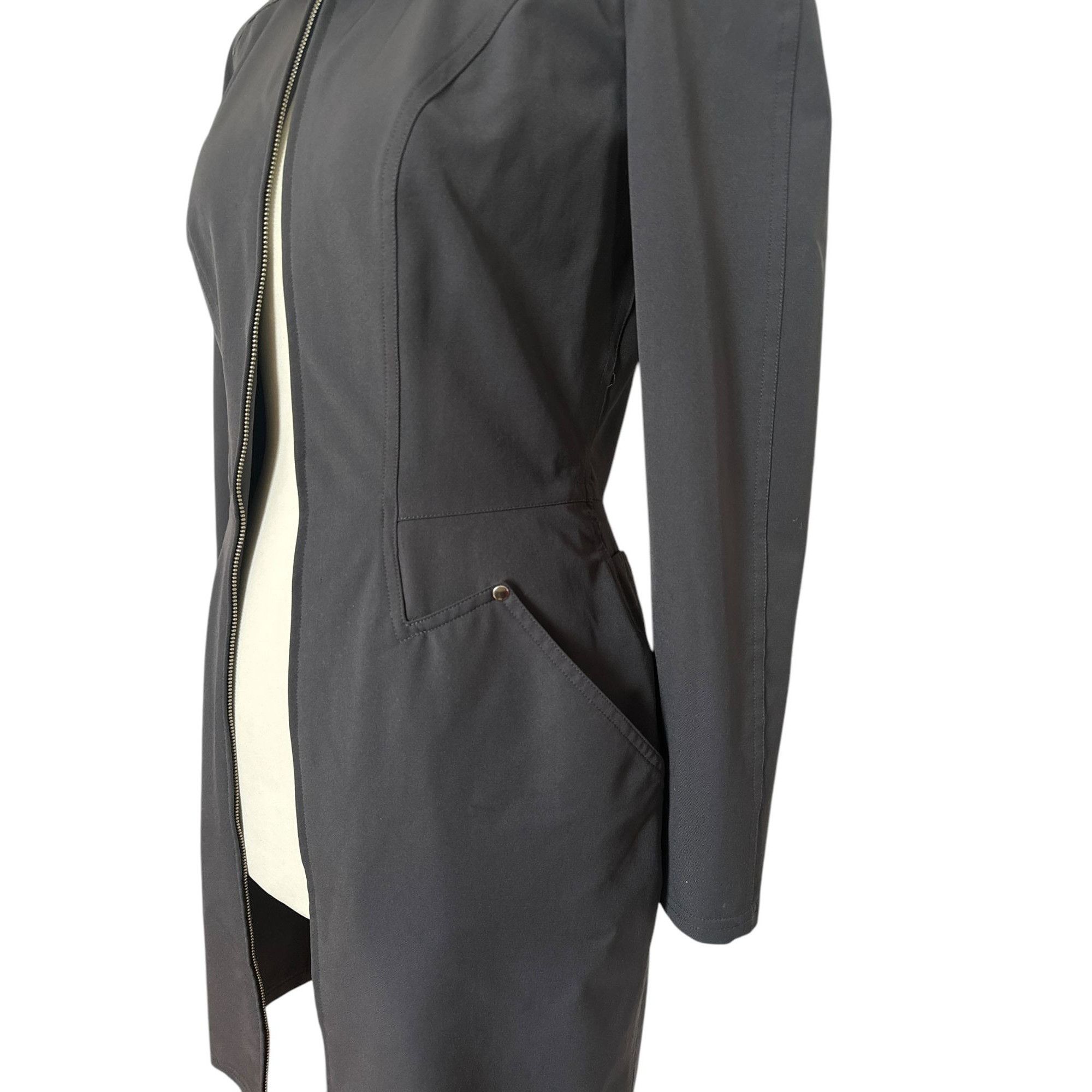 Thierry Mugler Vintage Sculptural Grey Dress Size S / US 4 / IT 40 - 6 Thumbnail