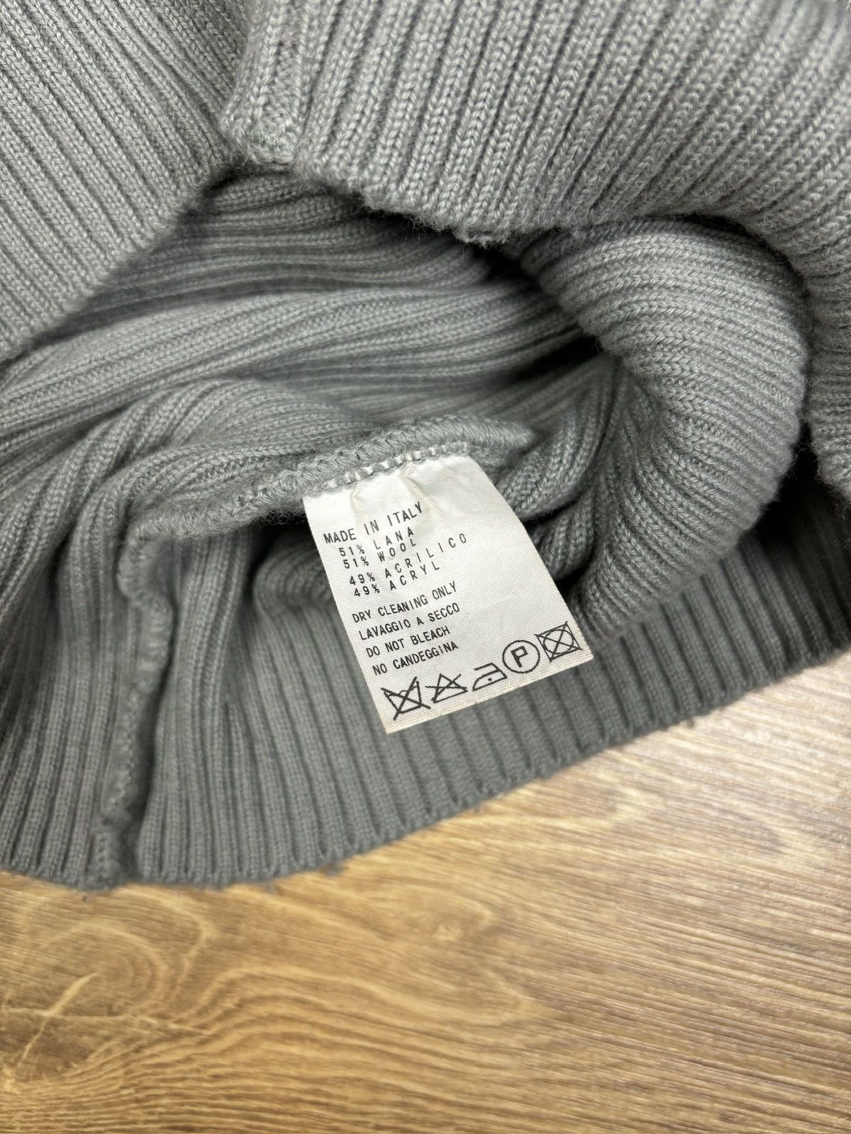 Dirk Bikkembergs 2000s Dirk Bikkembergs Ribbed Turtleneck Knit Size US S / EU 44-46 / 1 - 6 Thumbnail