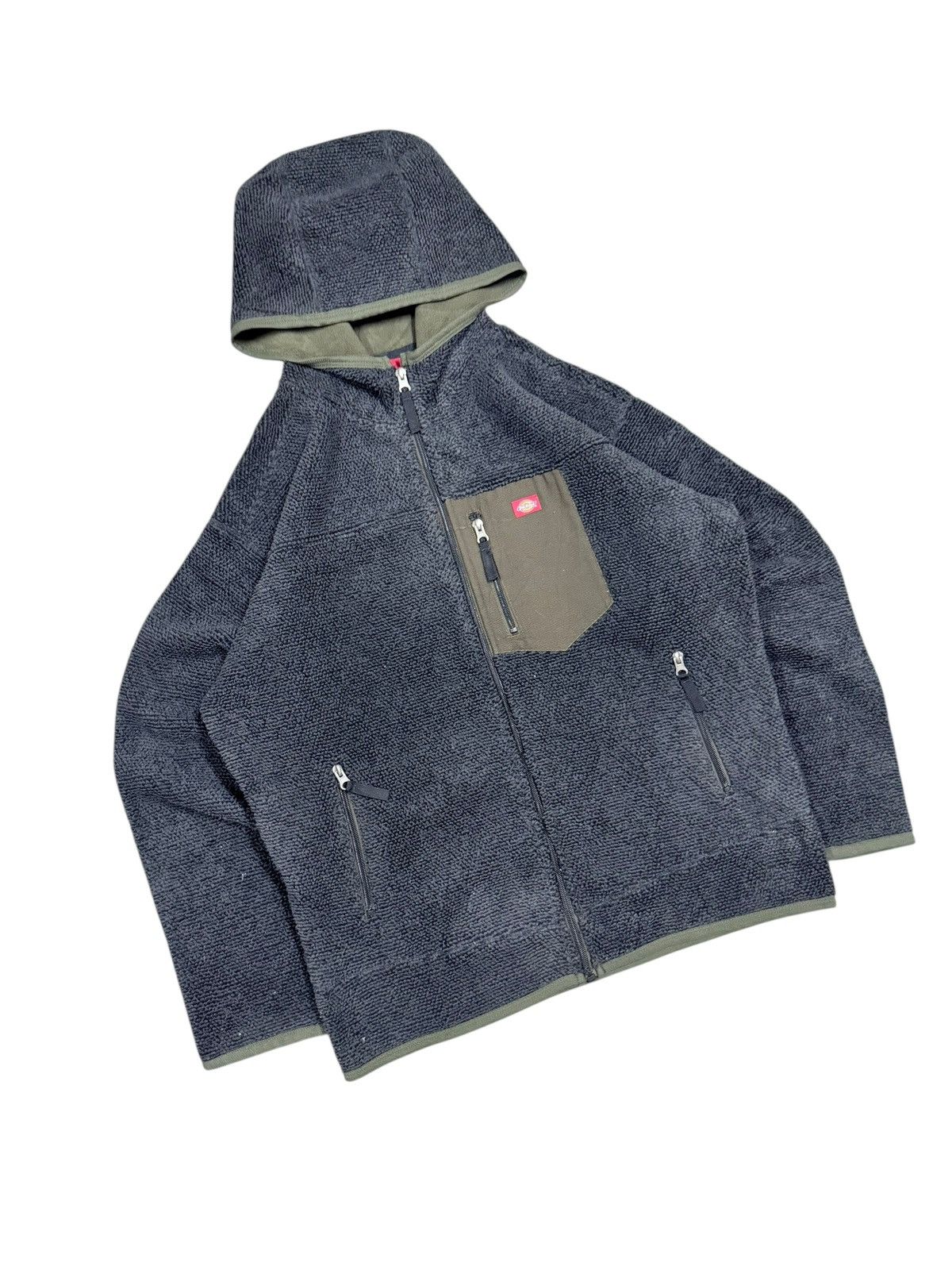 Dickies Vtg💥Dickies Fleece Zipper Hoodies Jacket Size US L / EU 52-54 / 3 - 5 Thumbnail