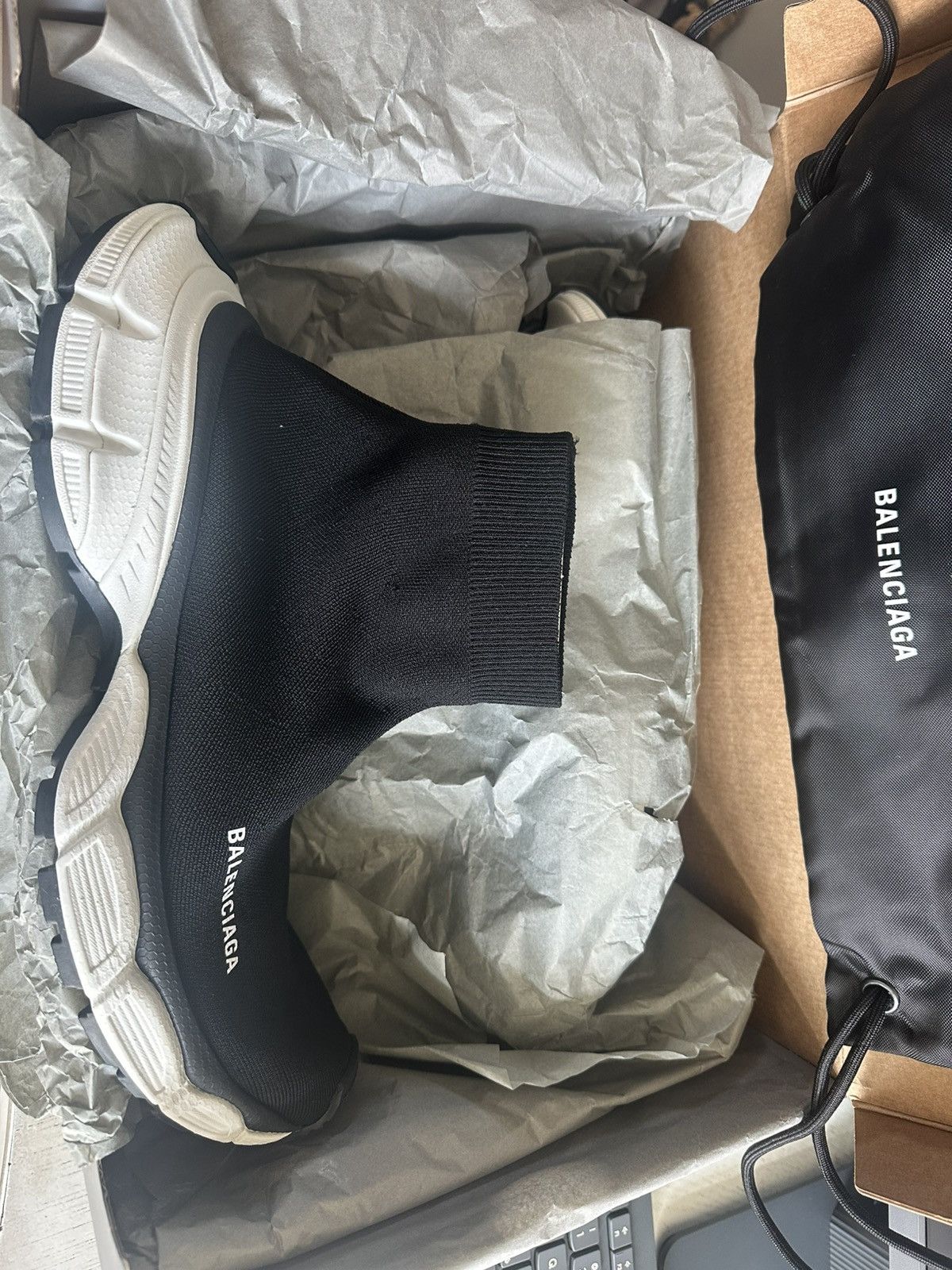 Balenciaga Balenciaga 3XI Sock Sneakers. Size US 7 / EU 40 - 1 Thumbnail