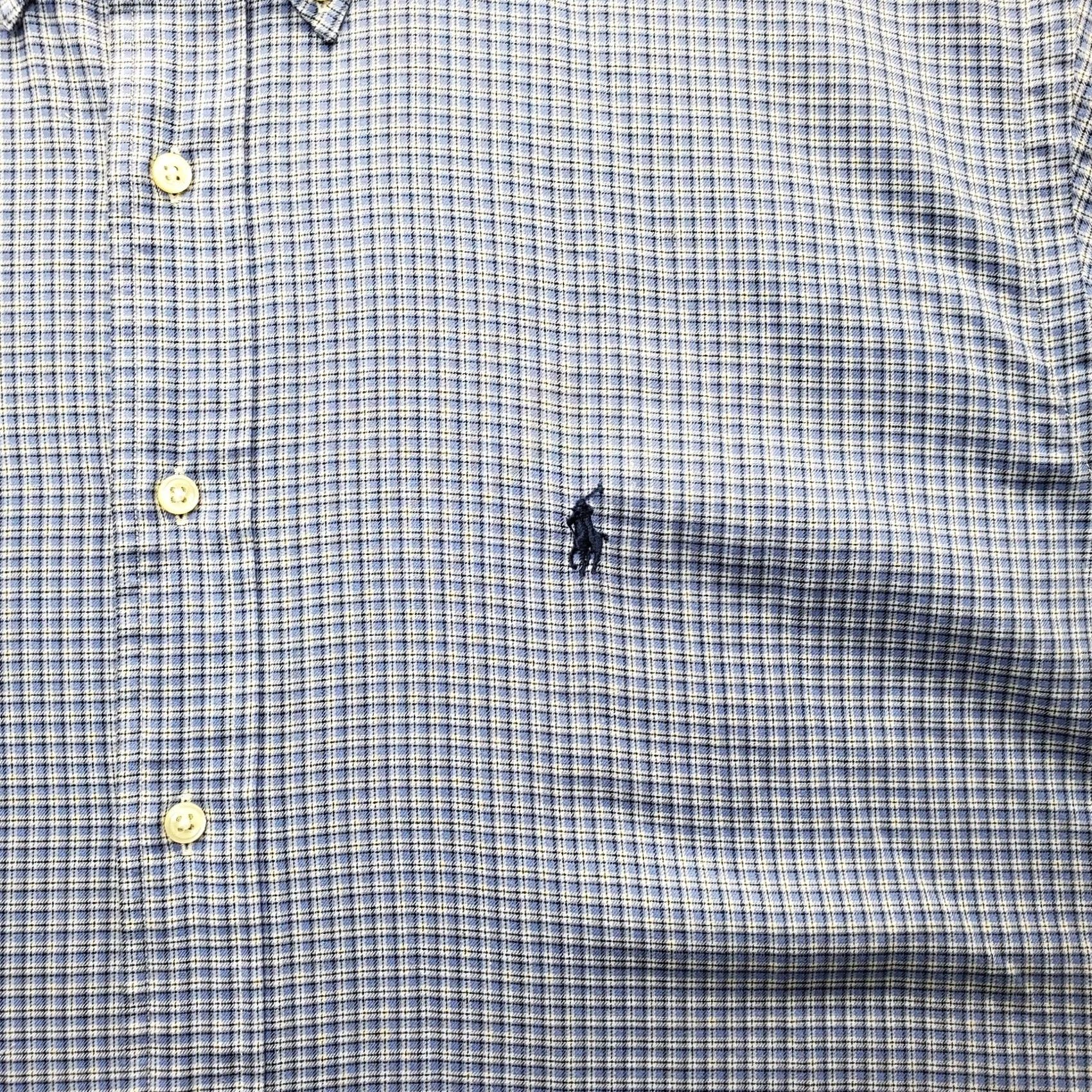 Ralph Lauren Ralph Lauren Dress Shirt Mens 17.5 Multi Plaid Yarmouth Pony Logo Button Down Shirt Mens Size 17.5 Multicolor Plaid Size 48R - 7 Thumbnail