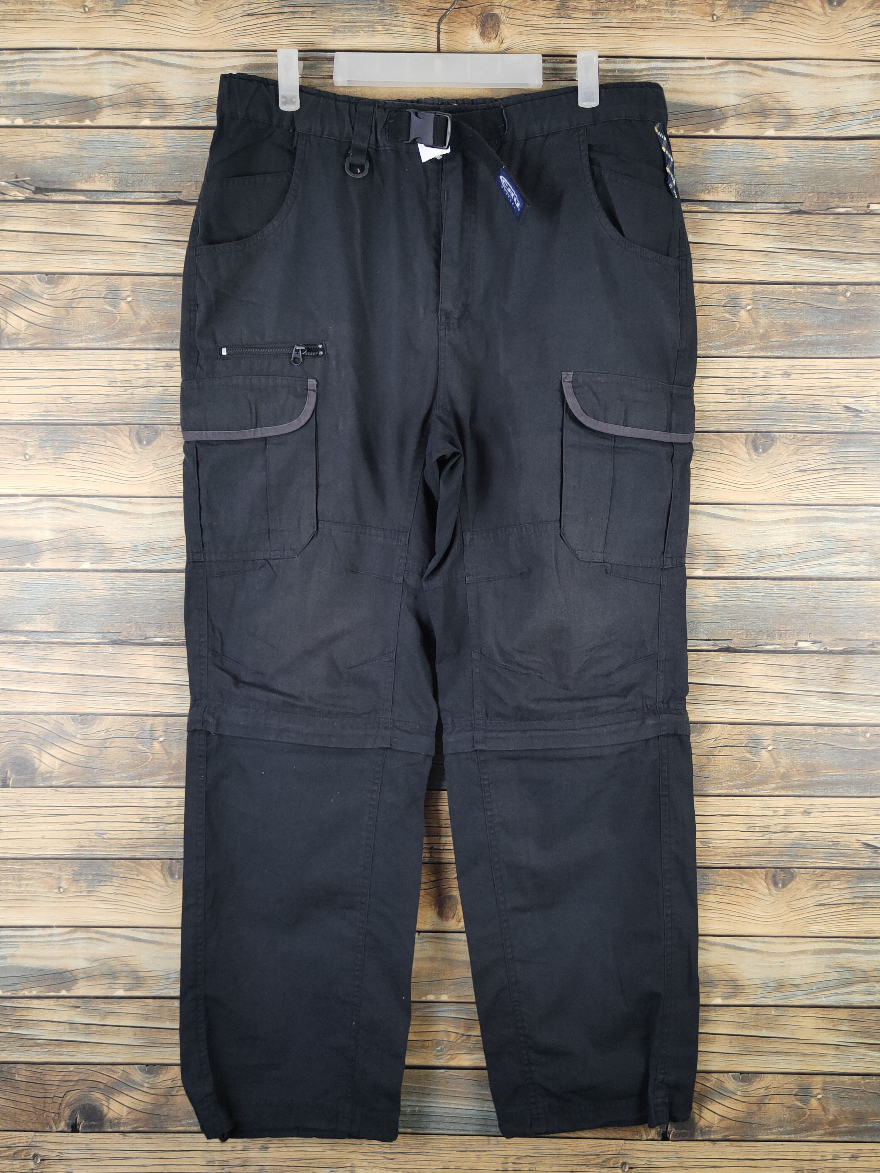 DL CRU Black Multipocket Cargo Pants #2338