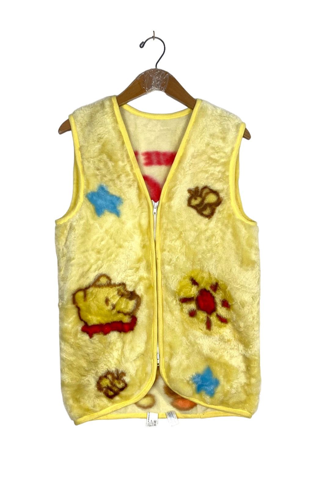 Disney Rare‼️ Disney Winnie the Pooh Blanket Vest Big Logo Size M / US 6-8 / IT 42-44 - 2 Thumbnail