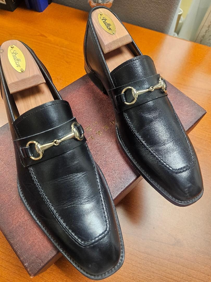 Mezlan Bit Ornament Leather Loafer (Men) Size US 8.5 / EU 41-42 - 2 Thumbnail