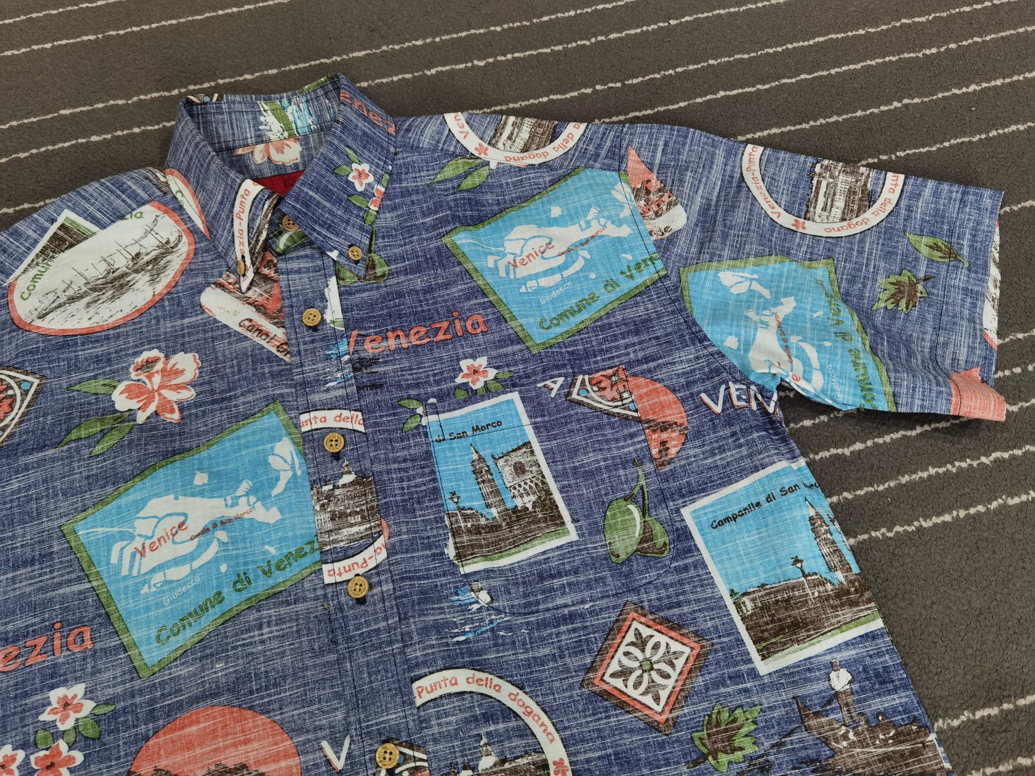 Venice hawaii X full house button up S 1992